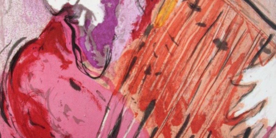 Marc Chagall „David mit der Harfe“ (1956)