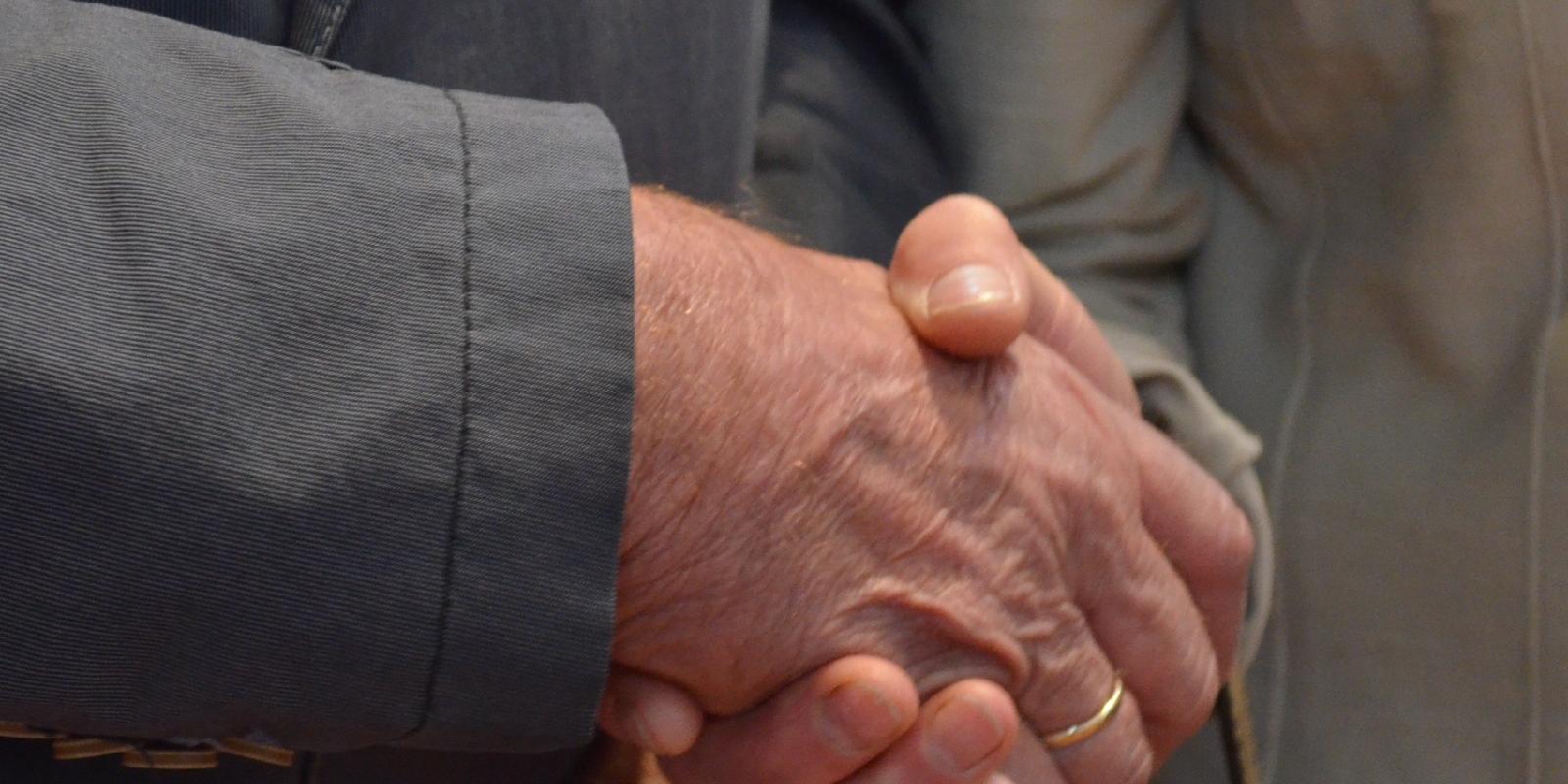 Glücklich vereint - auch noch nach vielen Jahren.