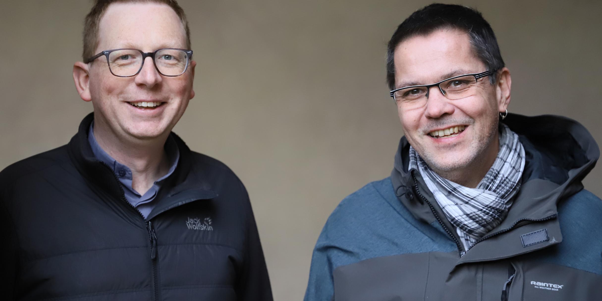 Leiten gemeinsam das Felixianum: Florian Dienhart (li.) und Maik Bierau. (Foto: Inge Hülpes / Bistum Trier)
