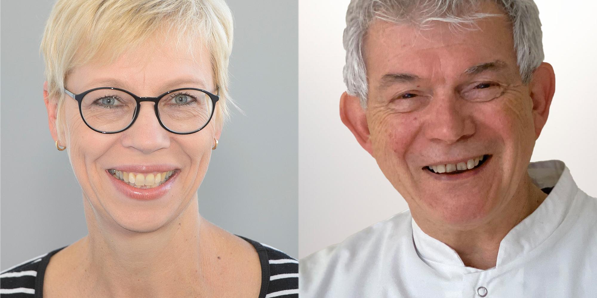 Palliativmediziner am CaritasKlinikum Saarbrücken: Dr. Frauke Backes und Dr. Ludwig Distler. Foto: CaritasKlinikum