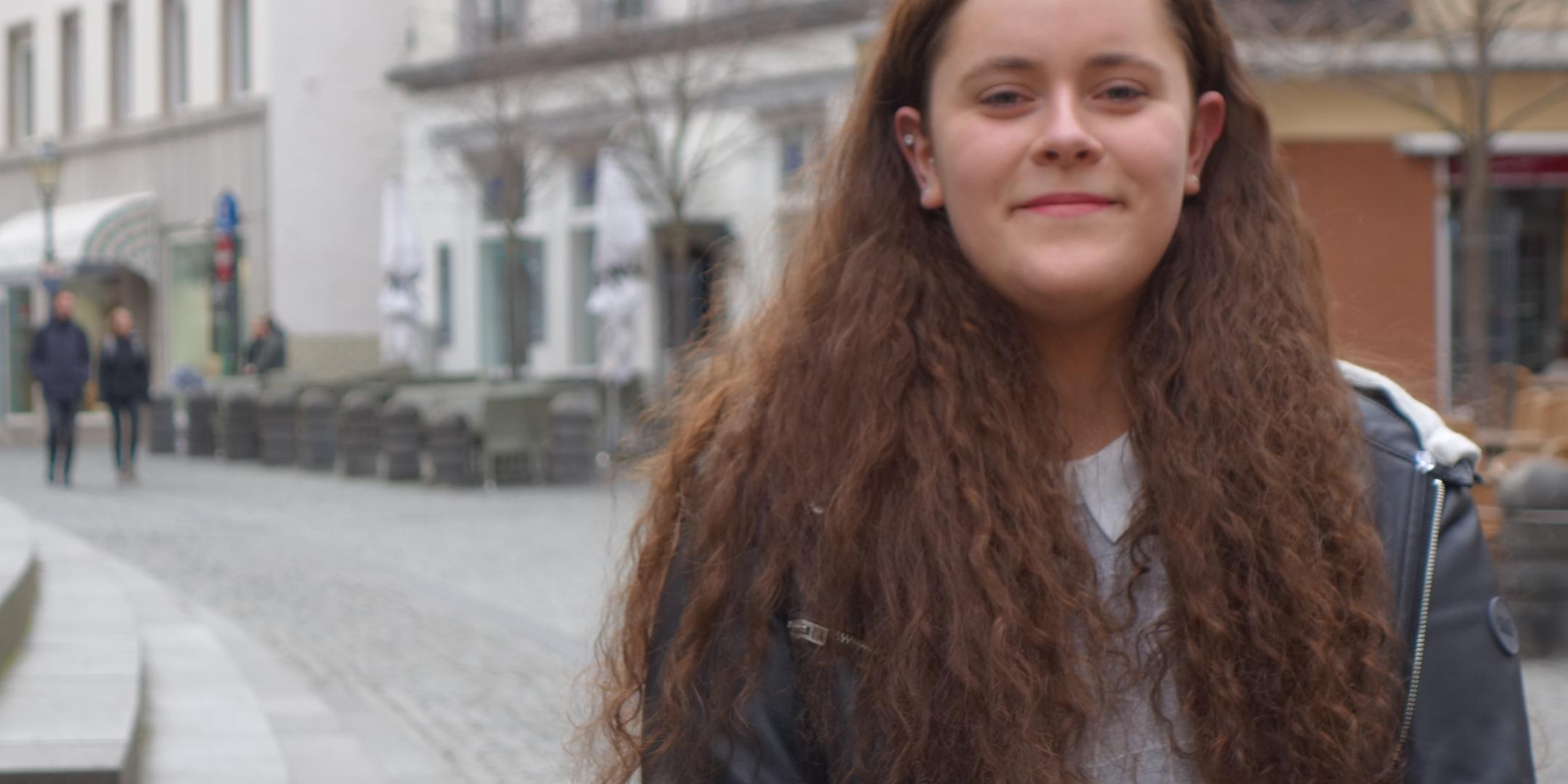 Emilie Bernardy möchte gerne Heilerziehungspflegerin werden. Foto: Julia Fröder