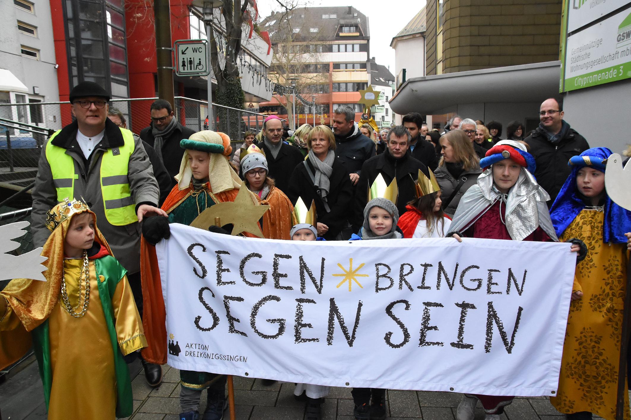 Segen bringen - Segen sein: auch auf dem Friedensmarsch nach dem Gottesdienst