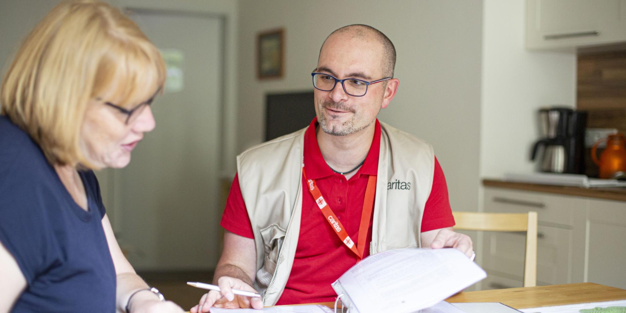 Fluthilfekoordinator Dr. Alexander Knauf im Gespräch