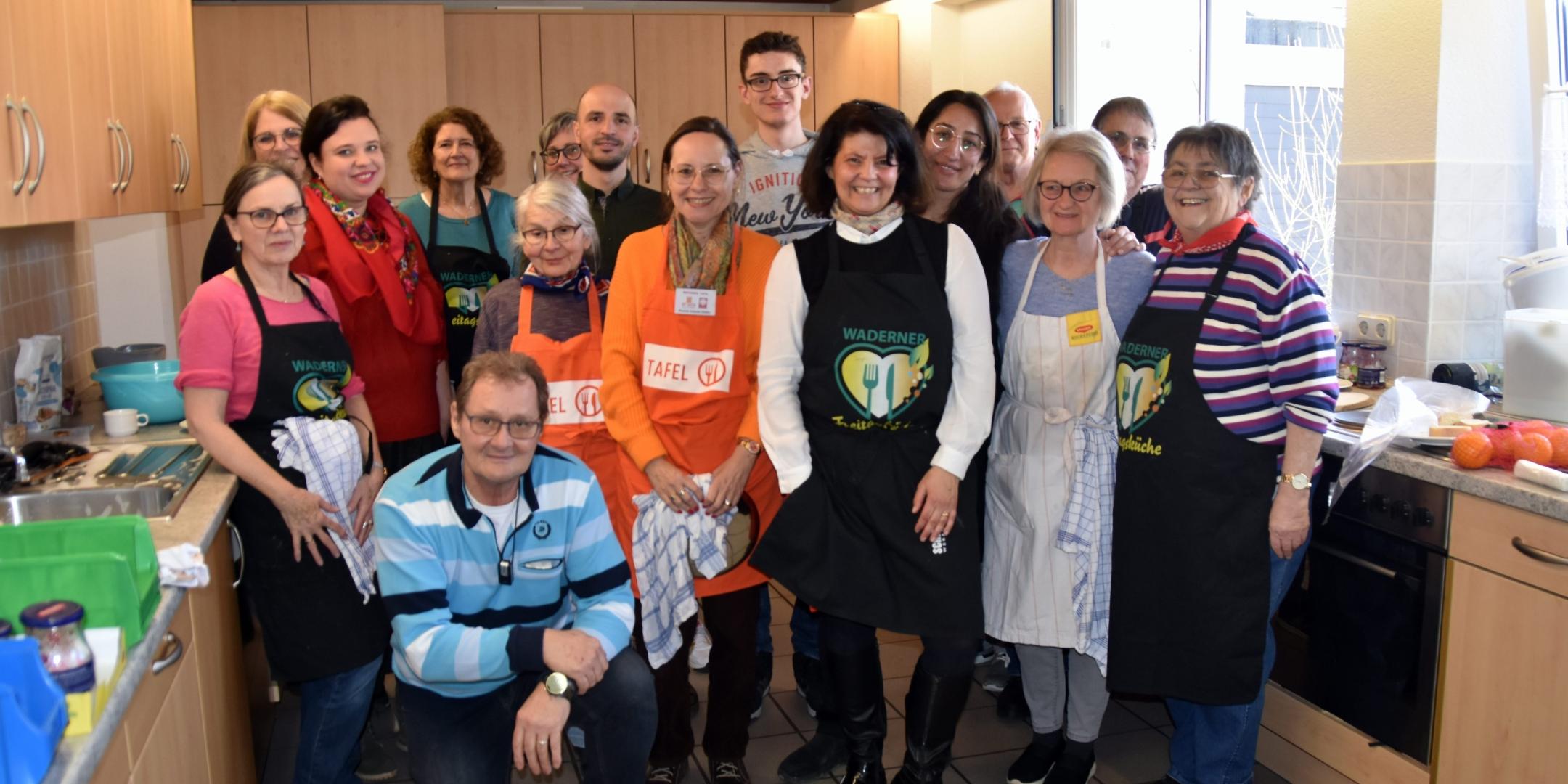 Das Team der 'Waderner Freitagsküche' Foto: Ute Kirch