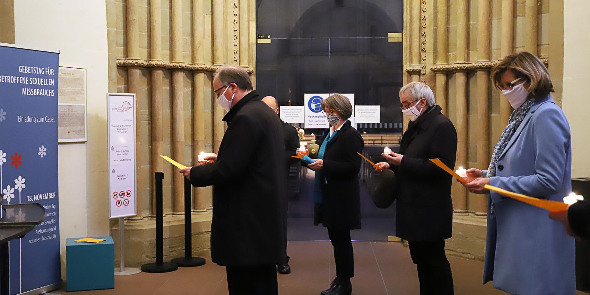 Gemeinsames Gebet für die Opfer von sexueller Gewalt