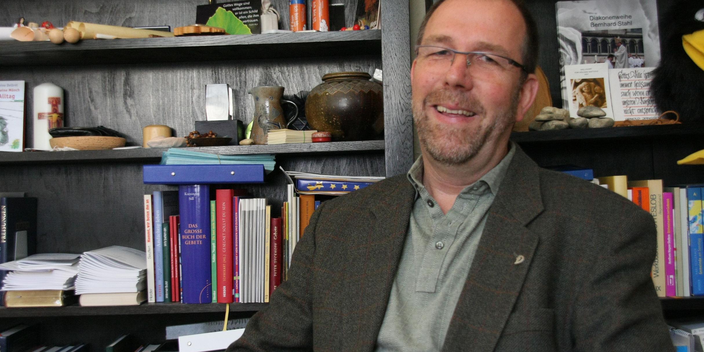 Bernhard Stahl ist Diakon im Hauptberuf und nun auch Geistlicher Begleiter.