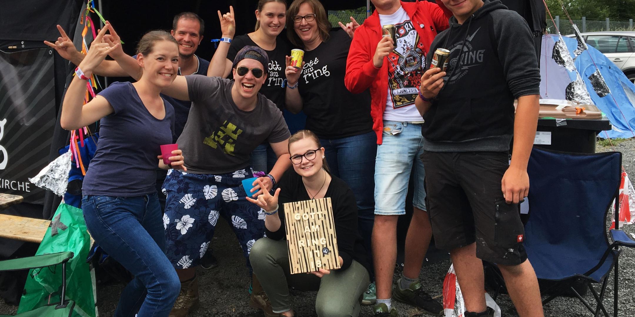 Immer da für ein trockenes Plätzchen, eine warme Tasse Kaffee und ein offenes Ohr: das Team von Gott am Ring.