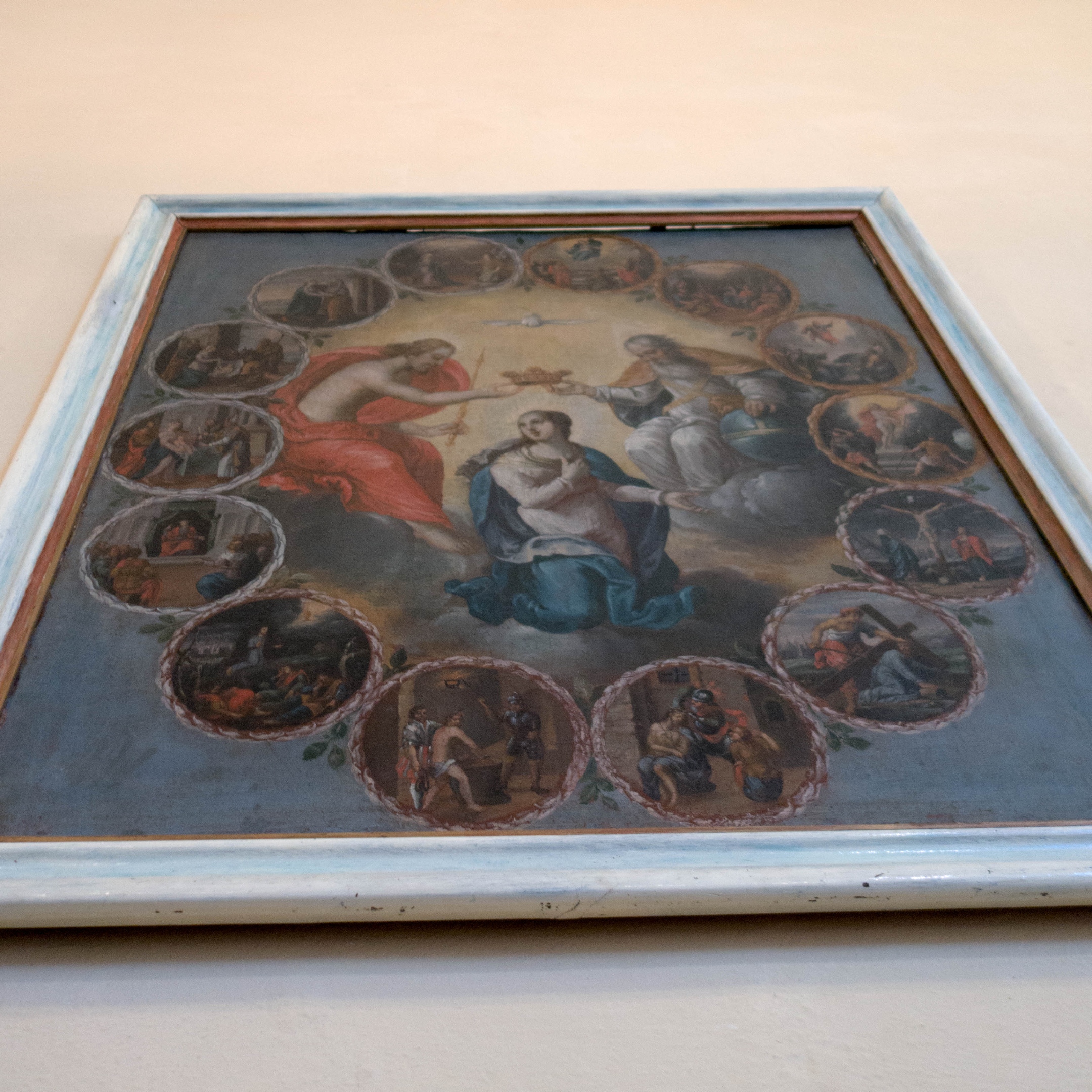 Das neue Kunstwerk in der Pfarrkirche St. Gertrud.