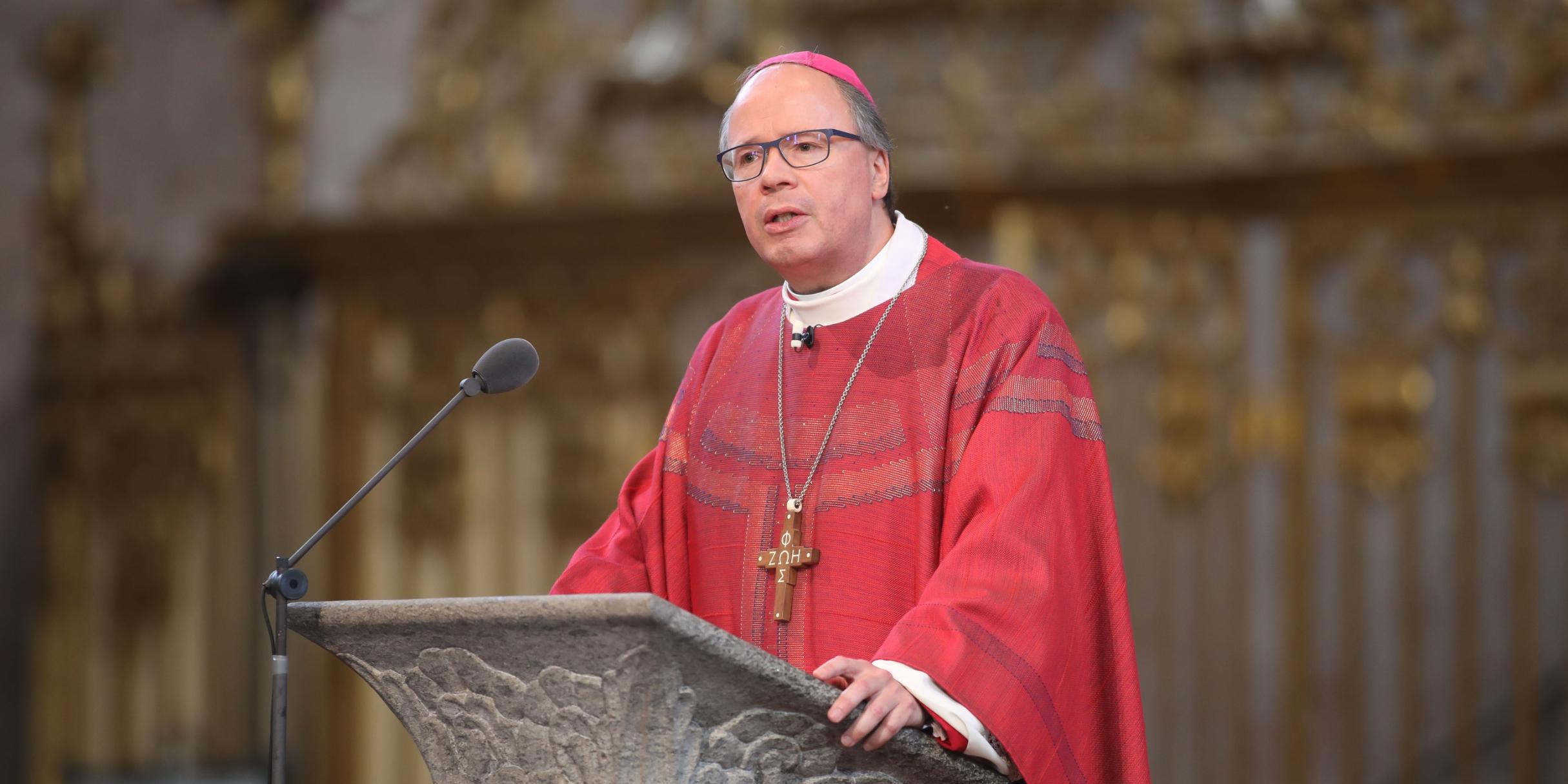 Bischof Ackermann bei der Predigt zum Heilig-Rock-Fest