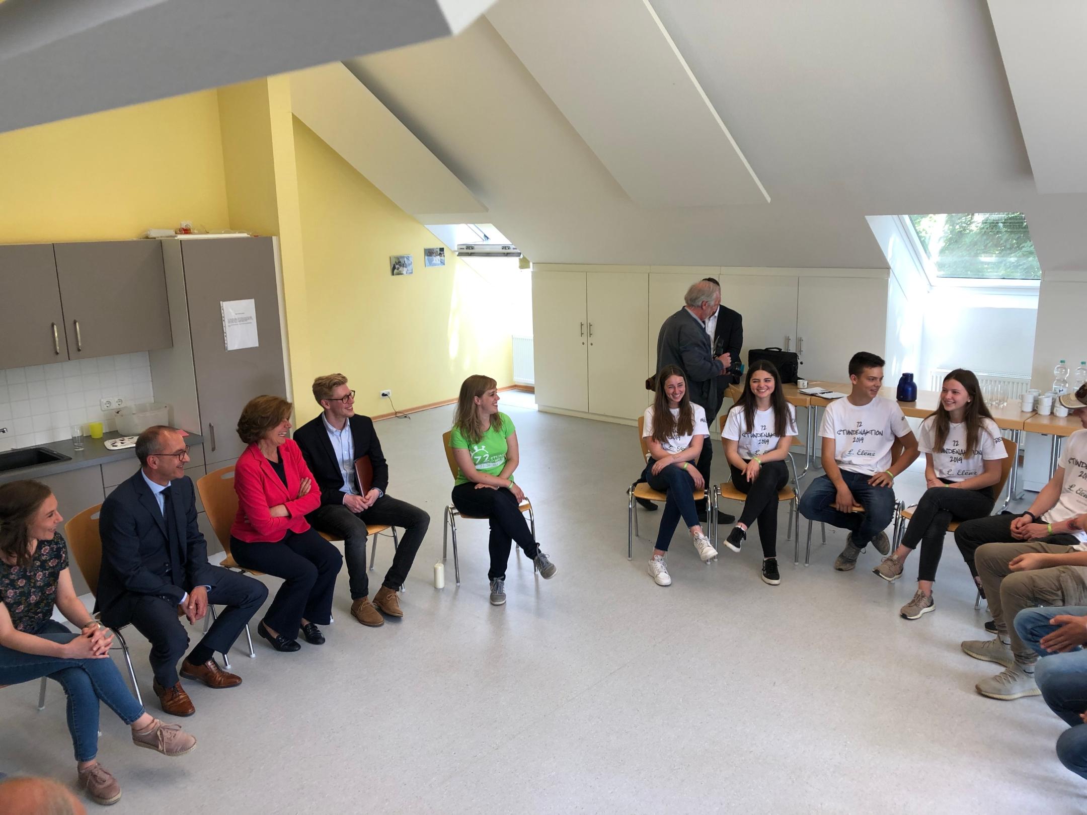 Gesprächsrunde mit Malu Dreyer