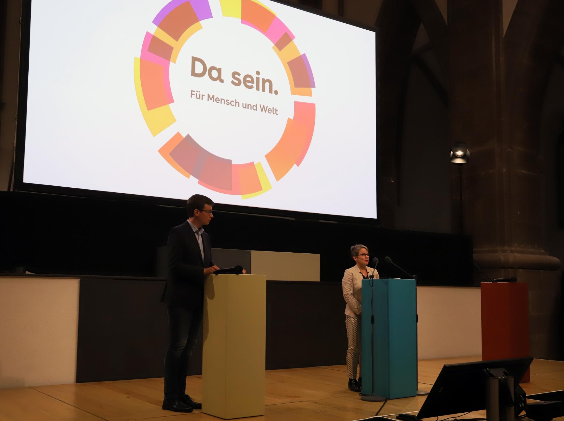 Florian Gepp (links) und Ute Engelskirchen moderierten