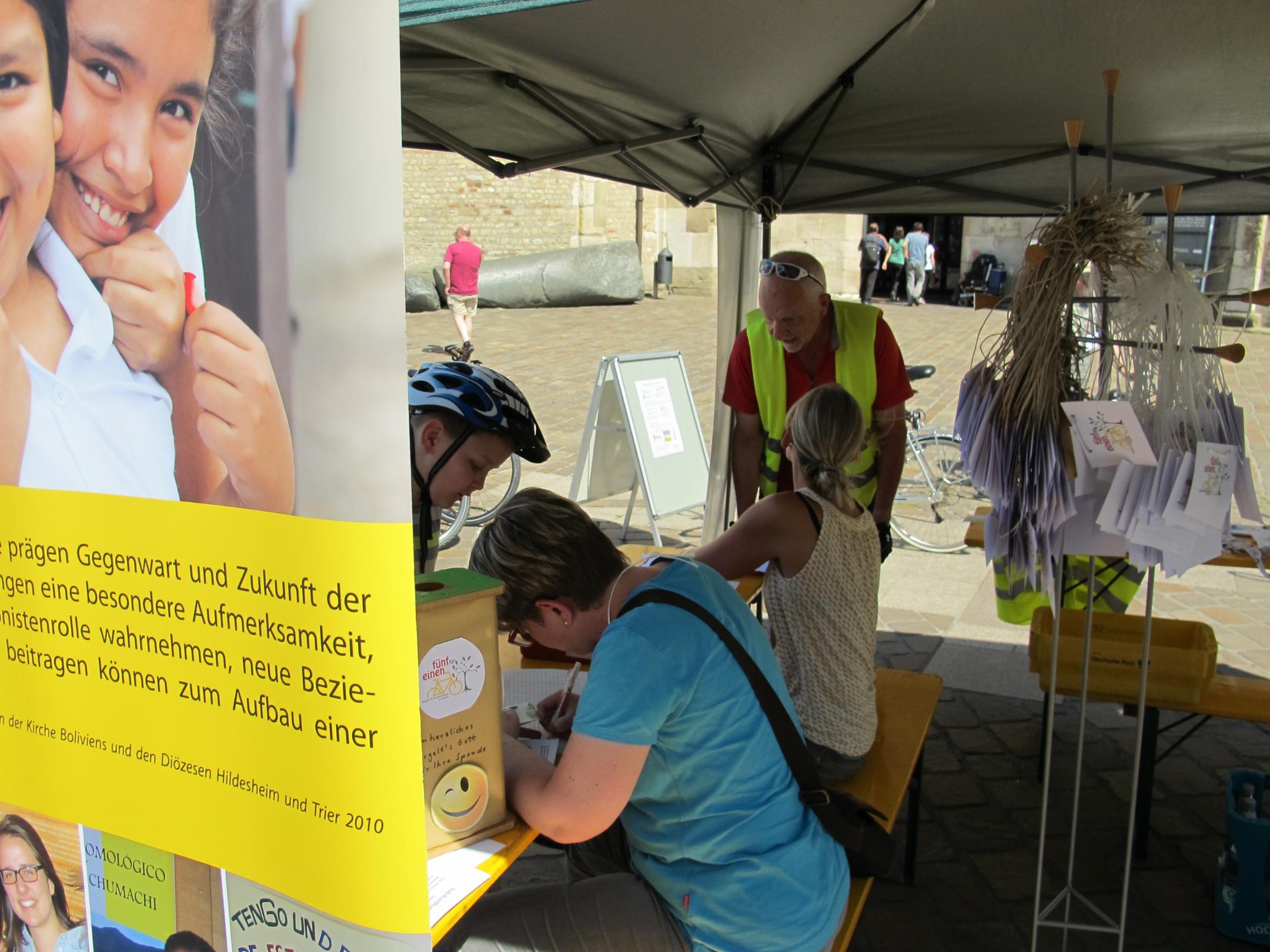 Anmelden zum Radeln für den guten Zweck