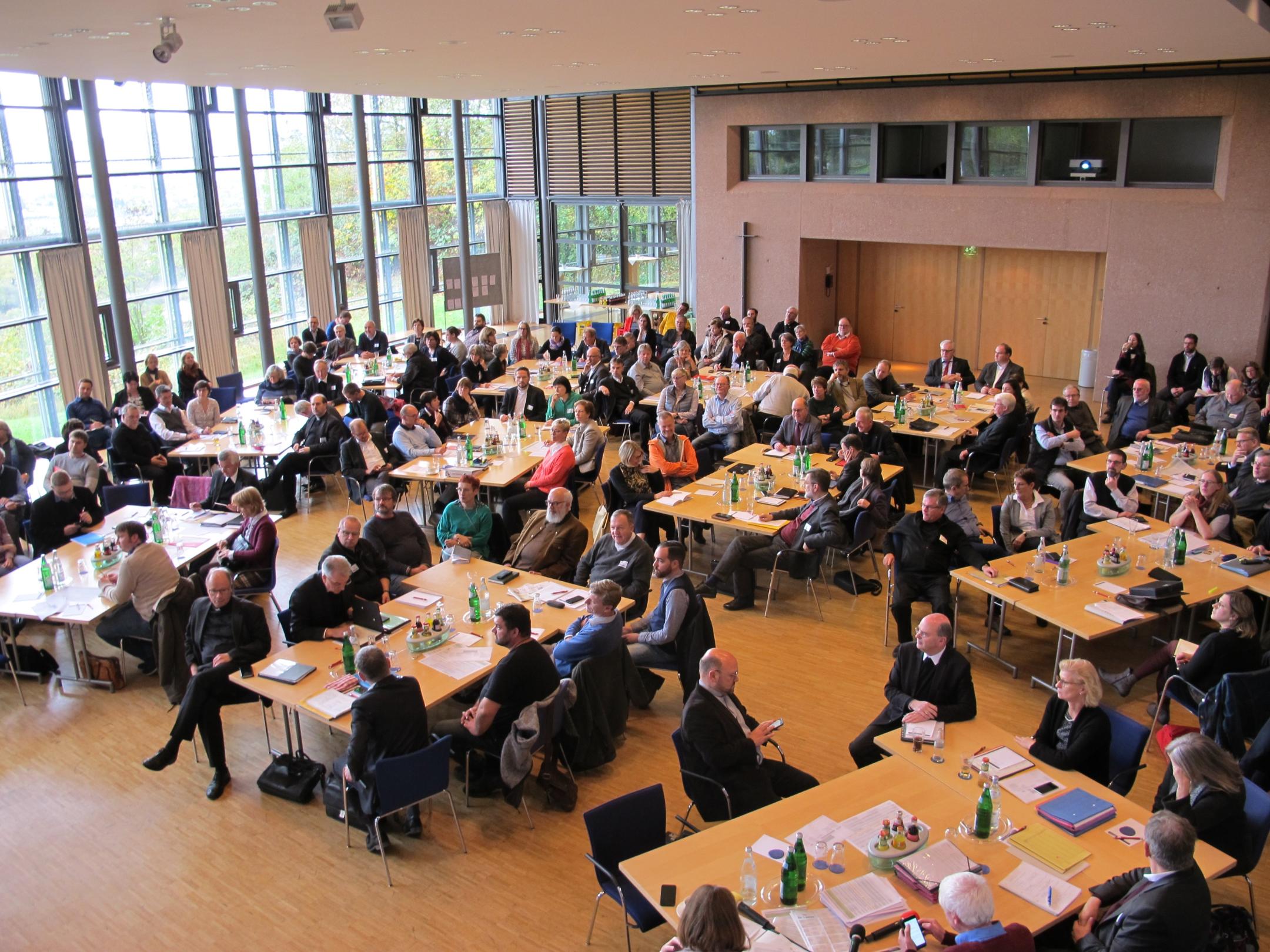 Mit den Vertretungen der Steuerungsgruppen nahmen teilweise über 100 Personen an der Konferenz teil.