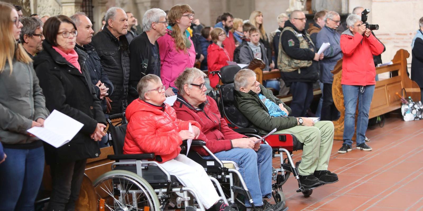 Bei den Heilig-Rock-Tagen finden regelmäßig Gottesdienste für Menschen mit Behinderung statt. Foto:Bistum Trier