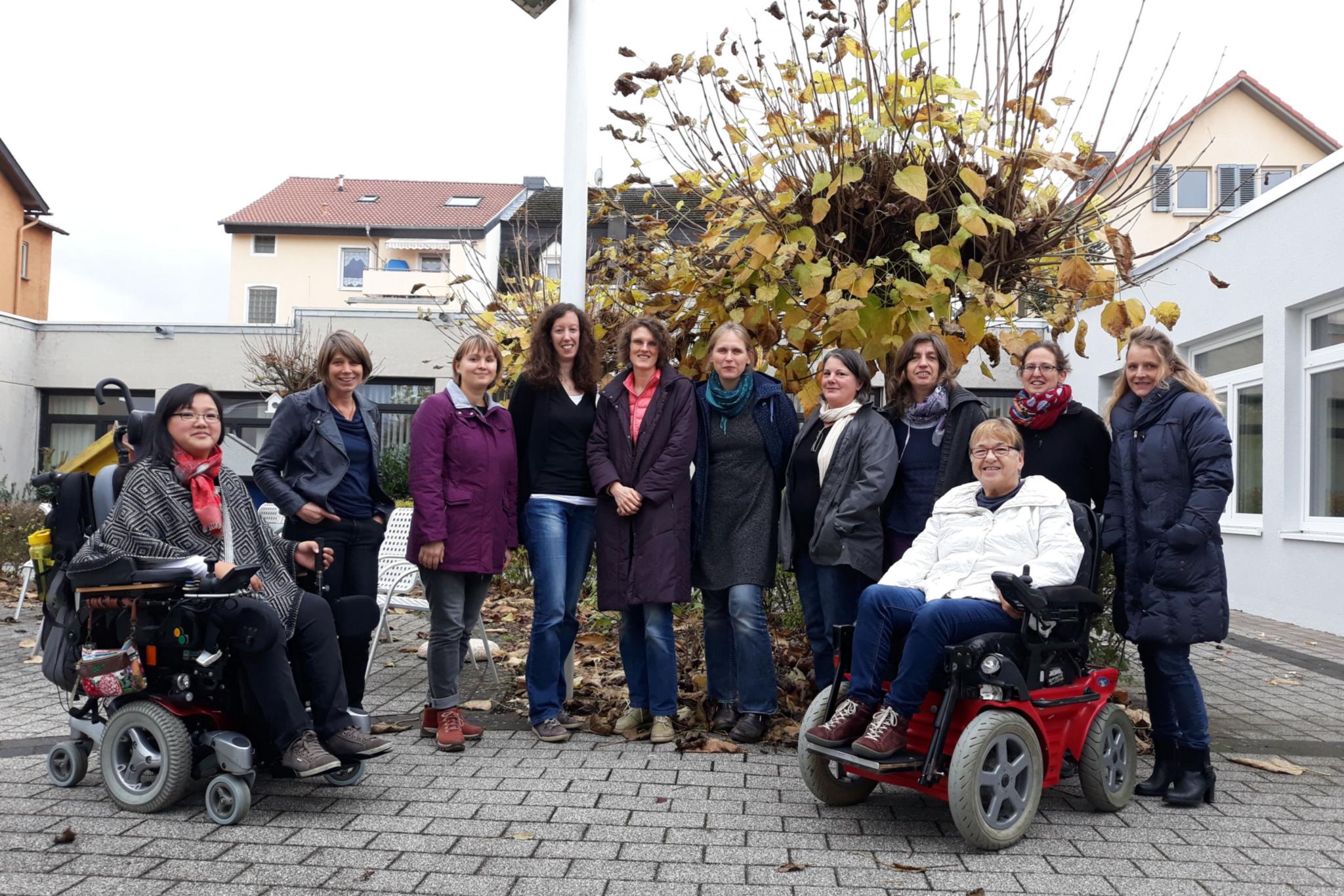 Die Projektgruppe 'Inklusiv leben lernen' in Bad Kreuznach.