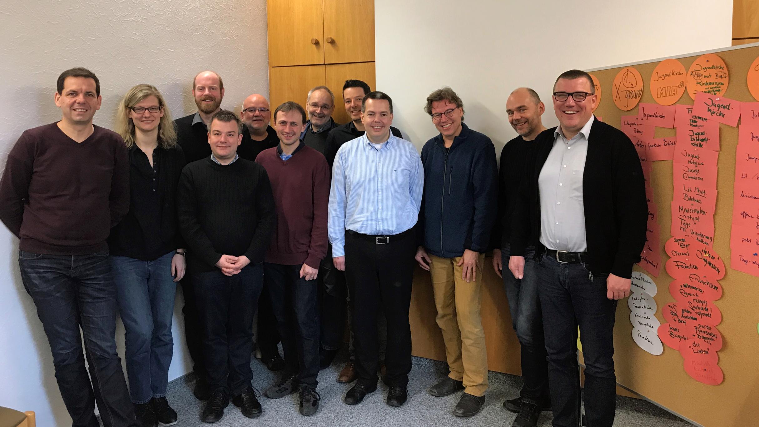 Vertreterinnen und Vertreter der Kirchen der Jugend und Jugendkirchen