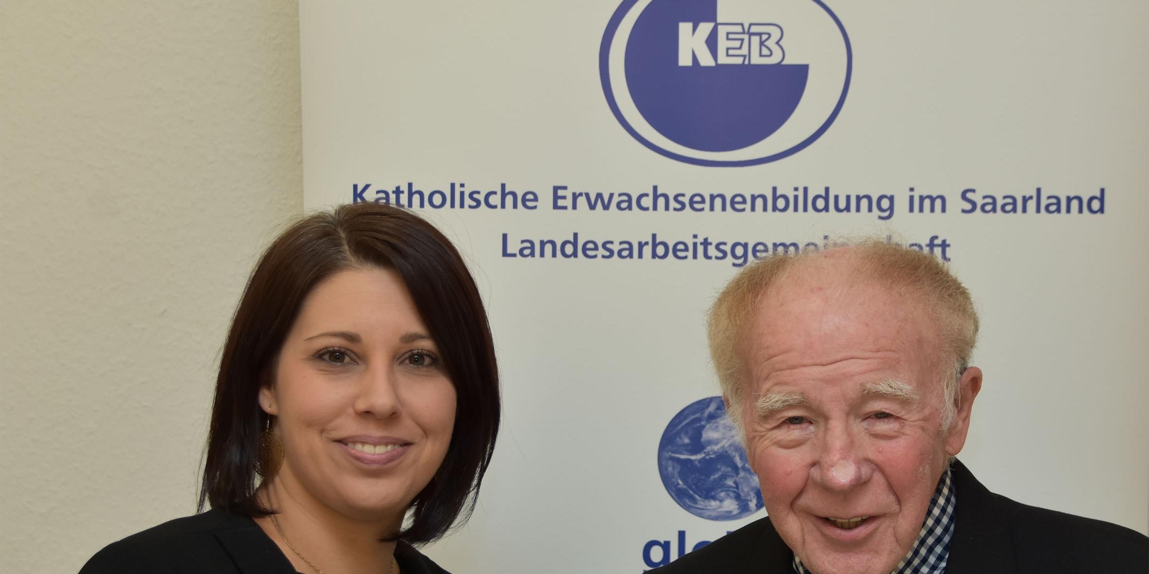 Nina Andres-Reindorf folgt auf Horst Ziegler als Vorsitzende der Landesarbeitsgemeinschaft der Katholischen Erwachsenenbildung (KEB) Saar. Foto: Hans Georg Schneider