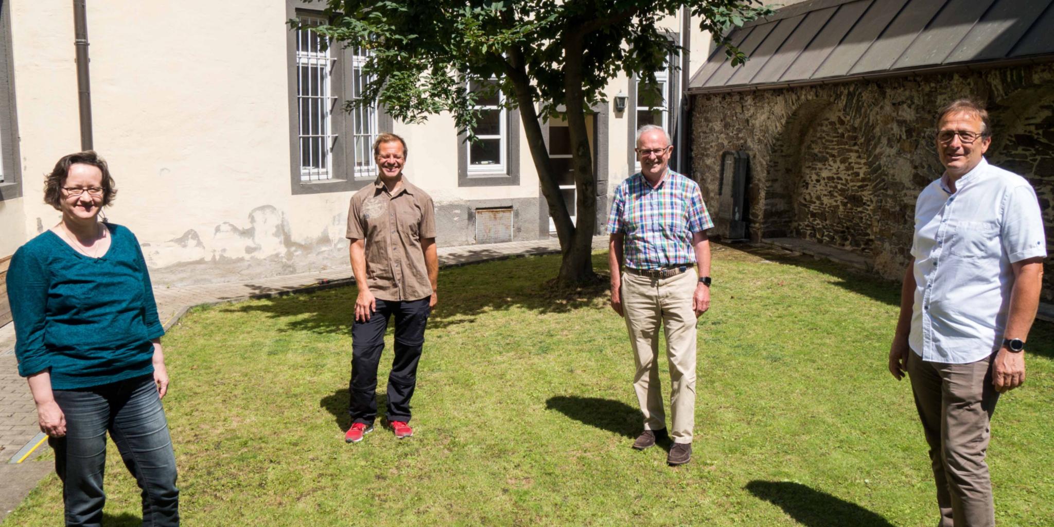 Martina Wagner, Alexander Mayer, Bernd Geisen und Joachim Plitzko (v.li.n.re.)