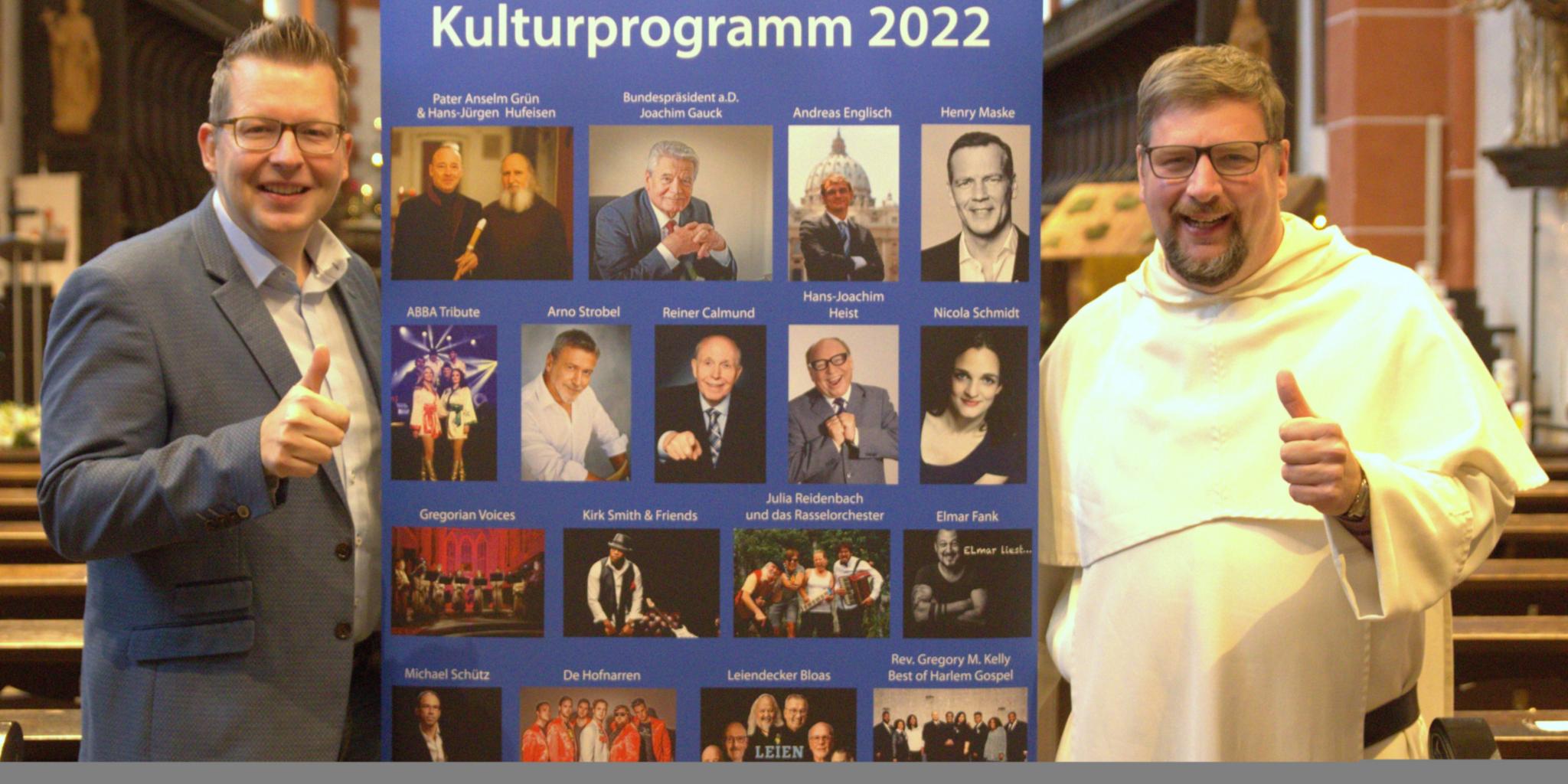 Tobias Marenberg (links) und Pater Albert Seul (Foto: privat)