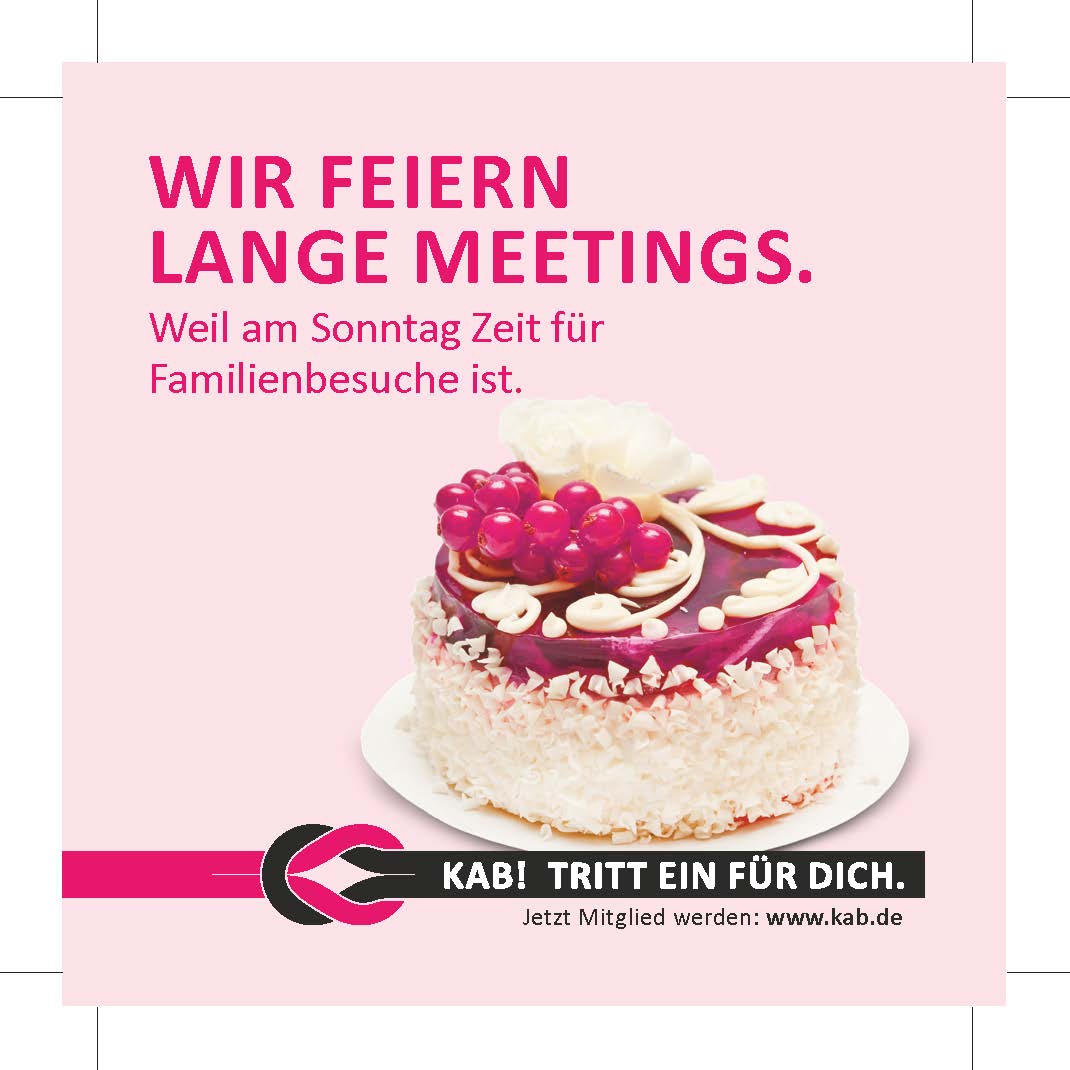 Lange Meetings Sonntag