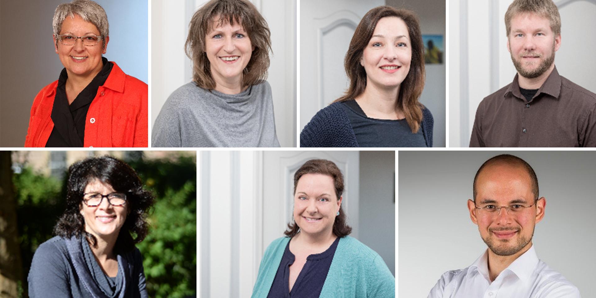 Das Team der Lebensberatung St. Wendel: Theresia Wagner, Roswitha Moosmann, Caroline Gräßer, Matthias Schneider (obere Reihe, vlnr), Andrea Port, Kerstin Berlich, Deniz Tan. Foto: LB St. Wendel