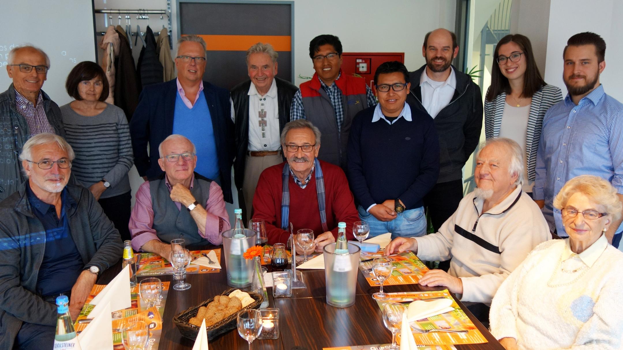 Bolivianische Gäste und interessierte Zuhörer bei der Lunch Lecture in Neuwied