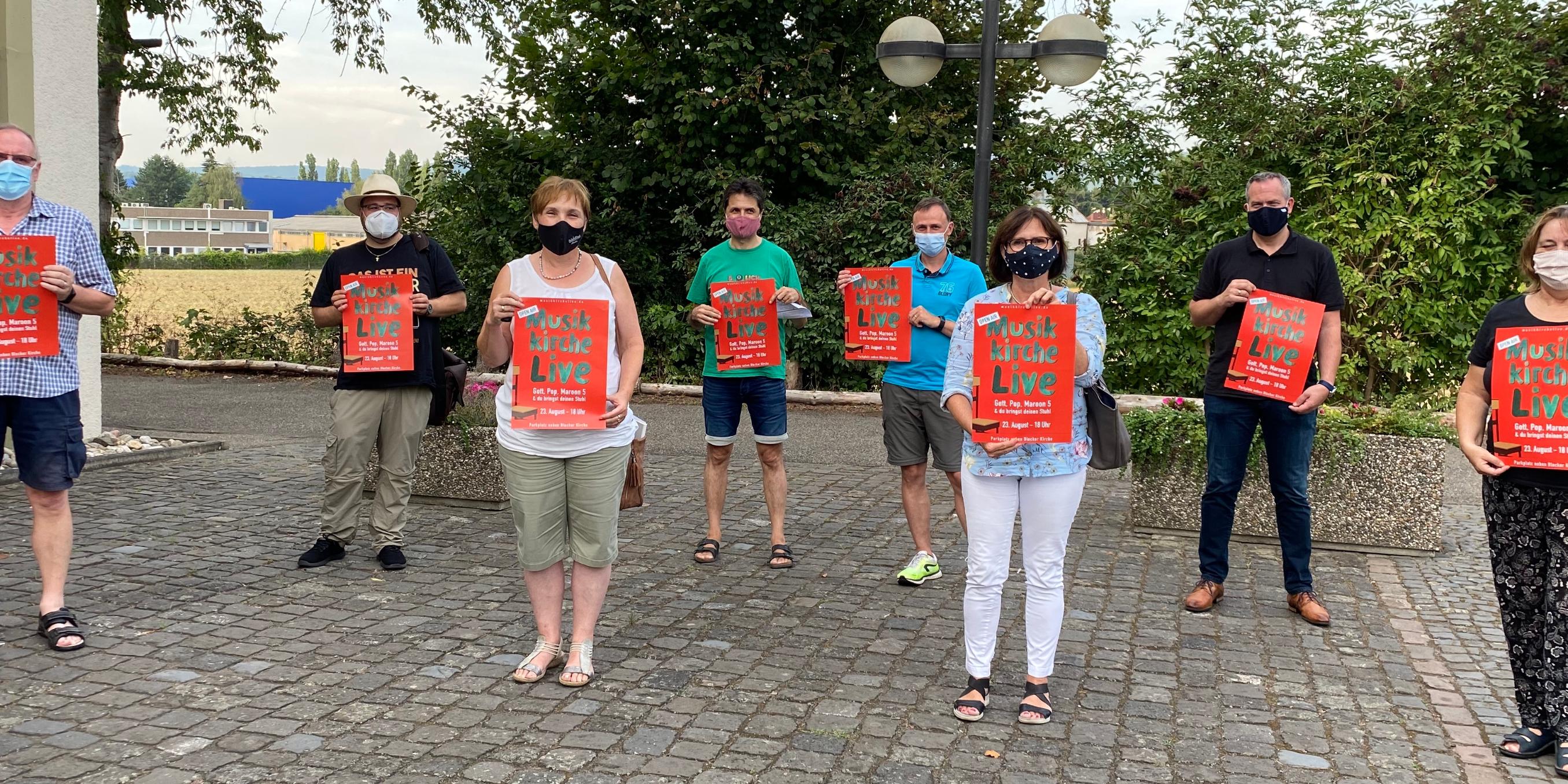 Das Organisationsteam der 'MusikKircheLive'