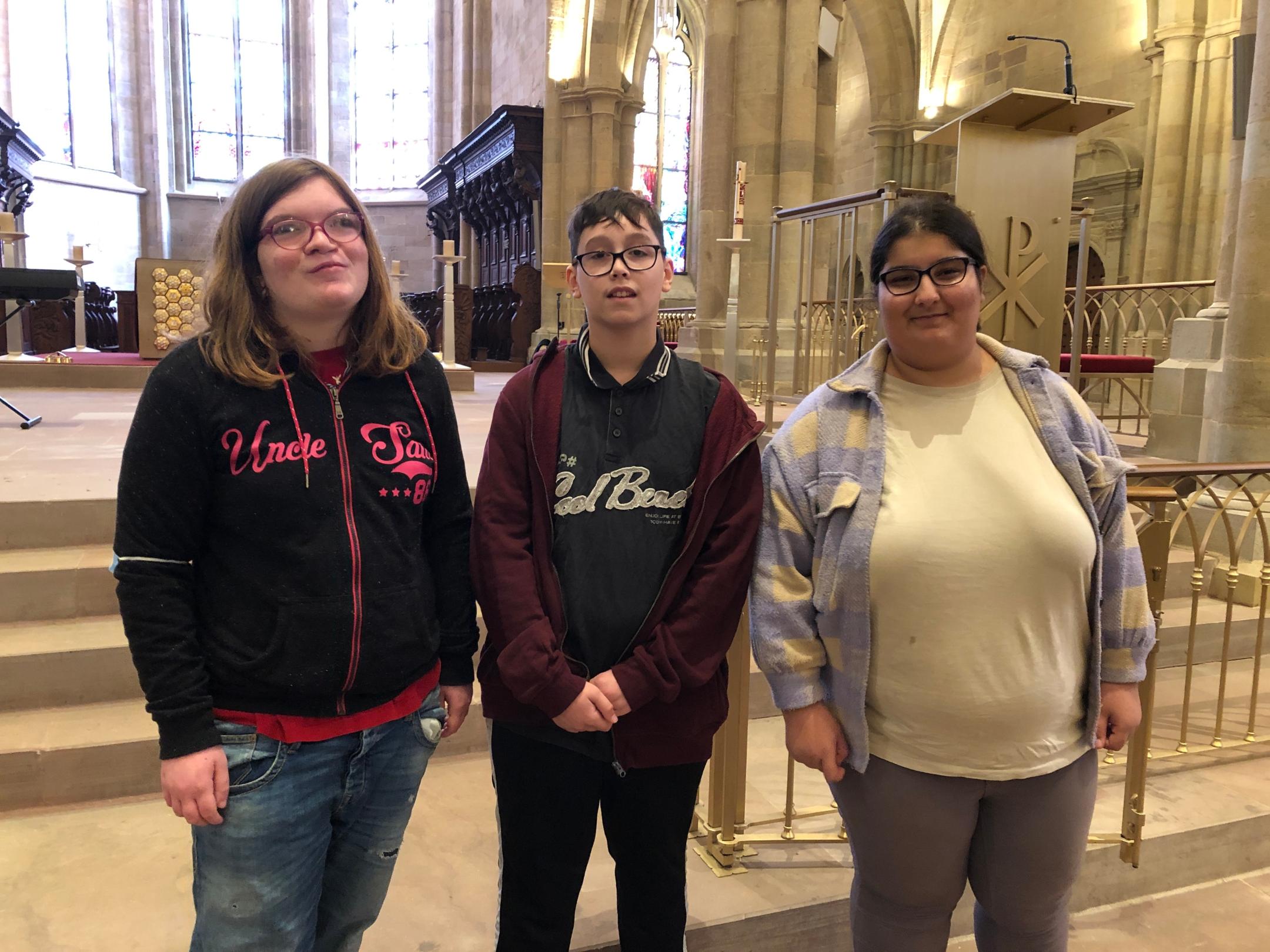 Marie-Claire, Niko Justin und Nathalie