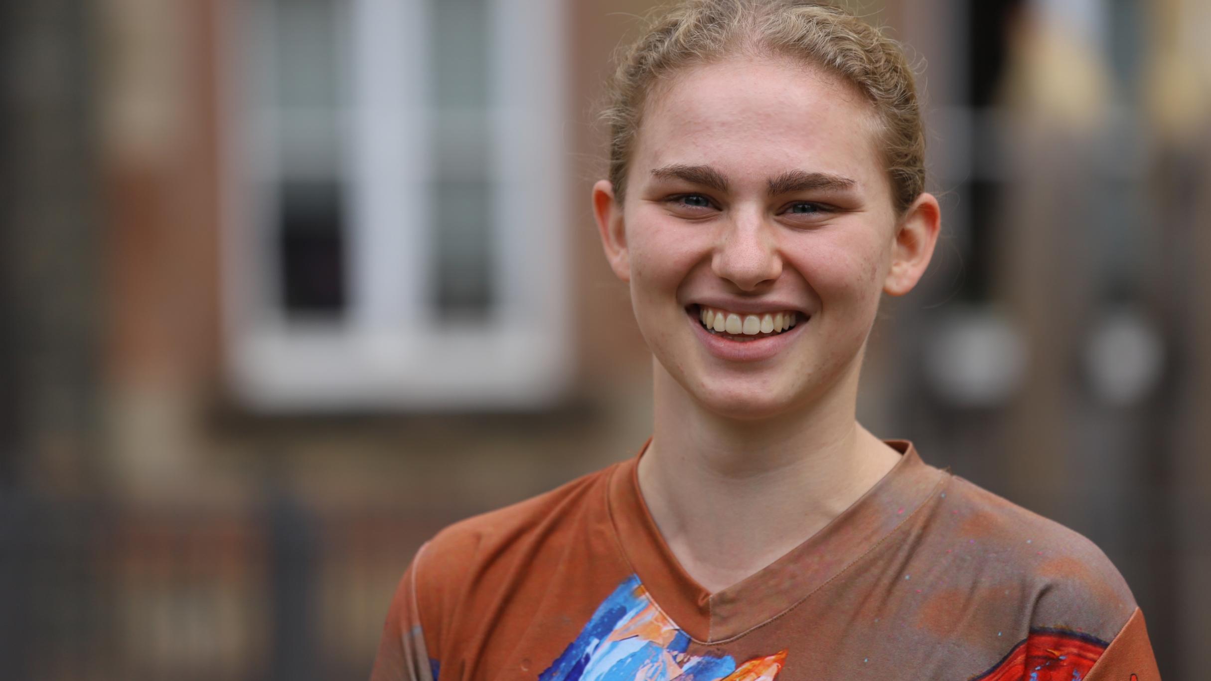 Die 19-jährige Marie Hagenbourger aus St. Wendel Foto: Inge Hülpes