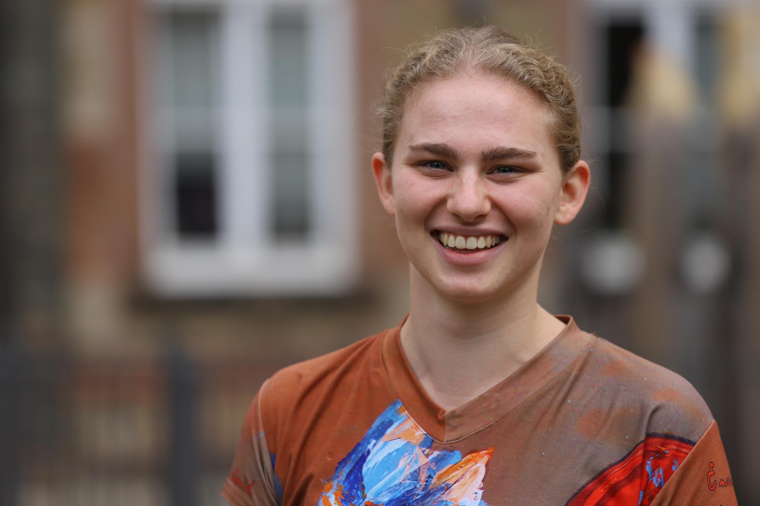 Die 19-jährige Marie Hagenbourger aus St. Wendel Foto: Inge Hülpes