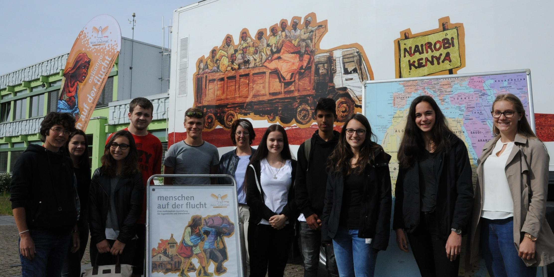 Schüler der IGS und des Gymnasiums Hermeskeil gewannen im Missio-Truck Einblick in das Leben Gleichaltriger im Ost-Kongo.