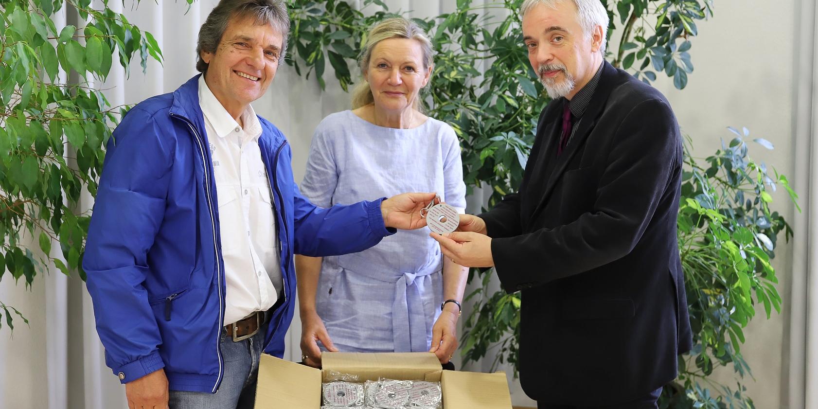 Johannes Heibel, Birgit Wald und Dr. Andreas Zimmer (vlnr.)