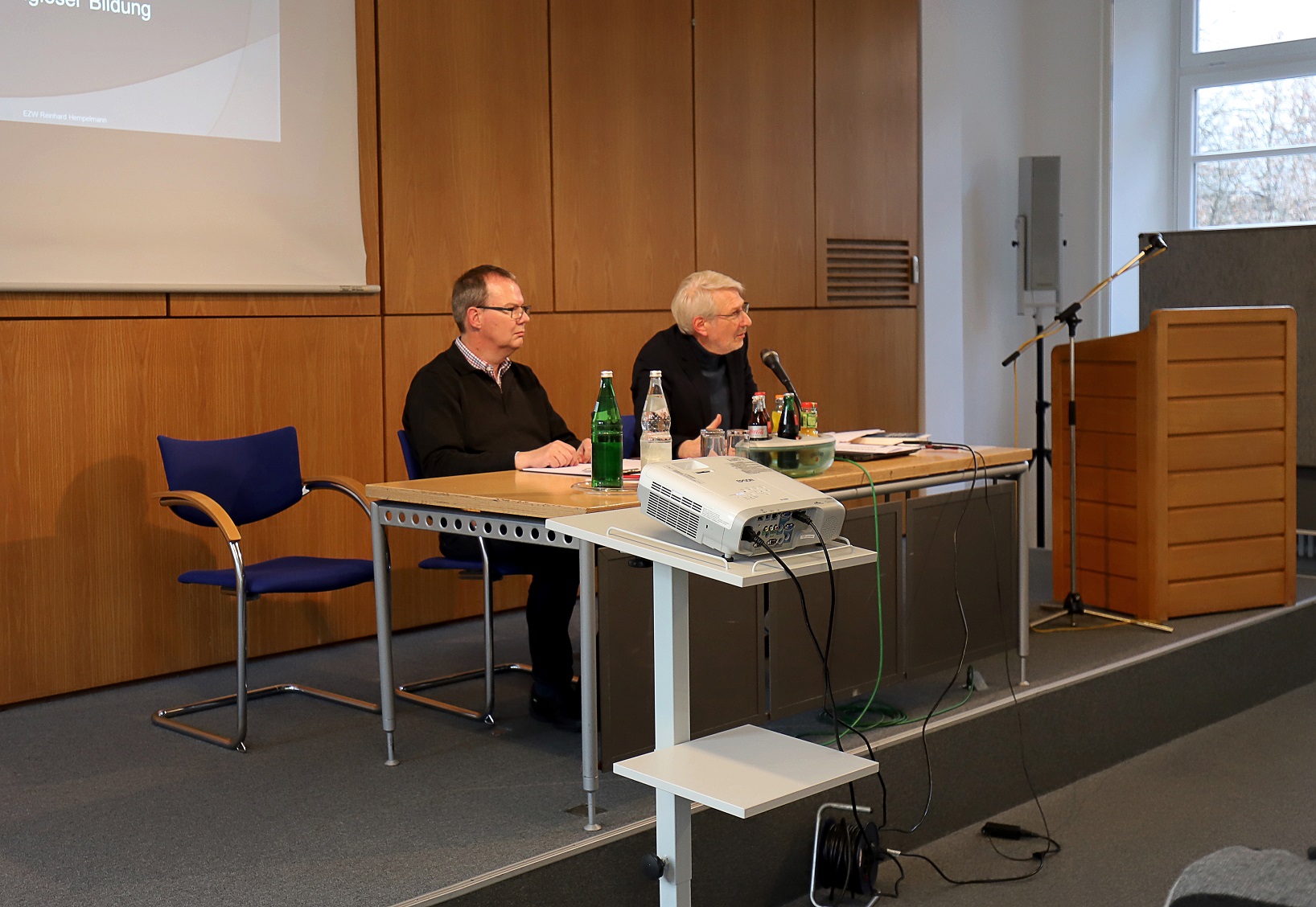 Matthias Neff (links) und Dr. Reinhard Hempelmann