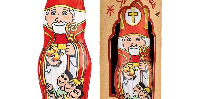 Nachhaltig und lecker: der fair gehandelte Nikolaus aus Vollmilch-Schokolade