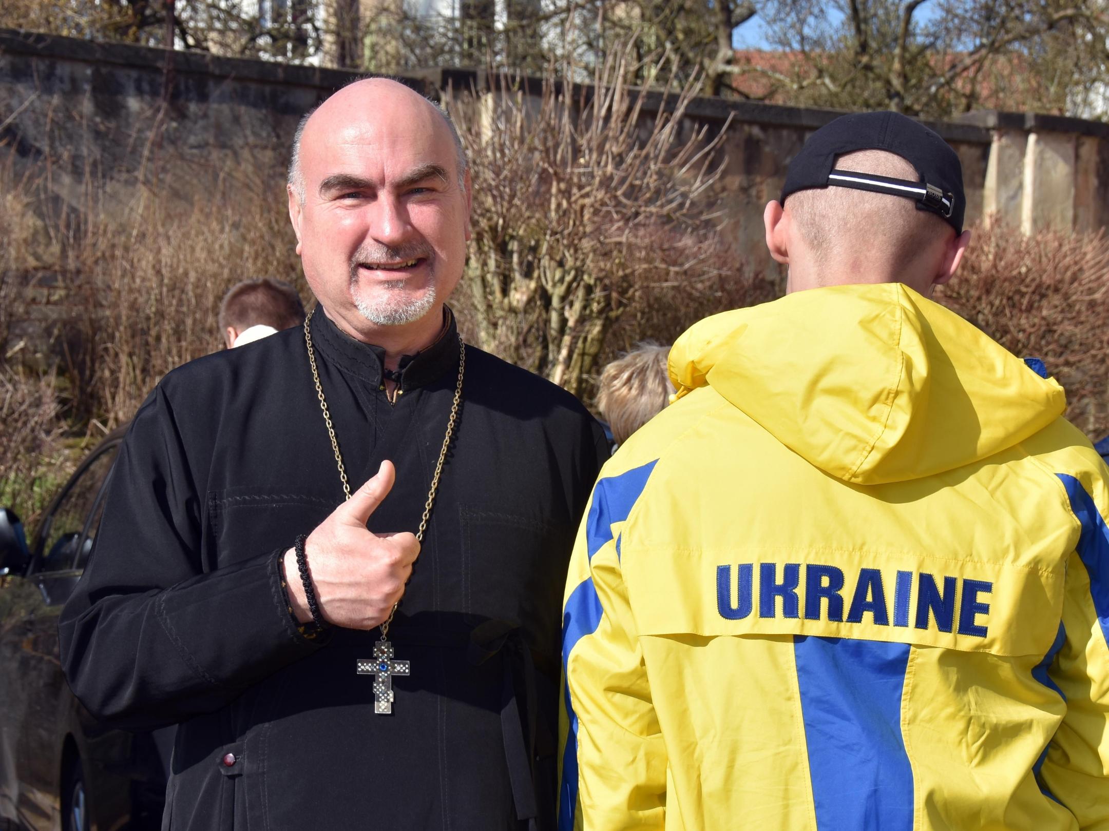 Pfarrer Igor Michael Sapun von der Ukrainischen Griechisch-Katholischen Kirche in Saarbrücken. Foto: Ute Kirch