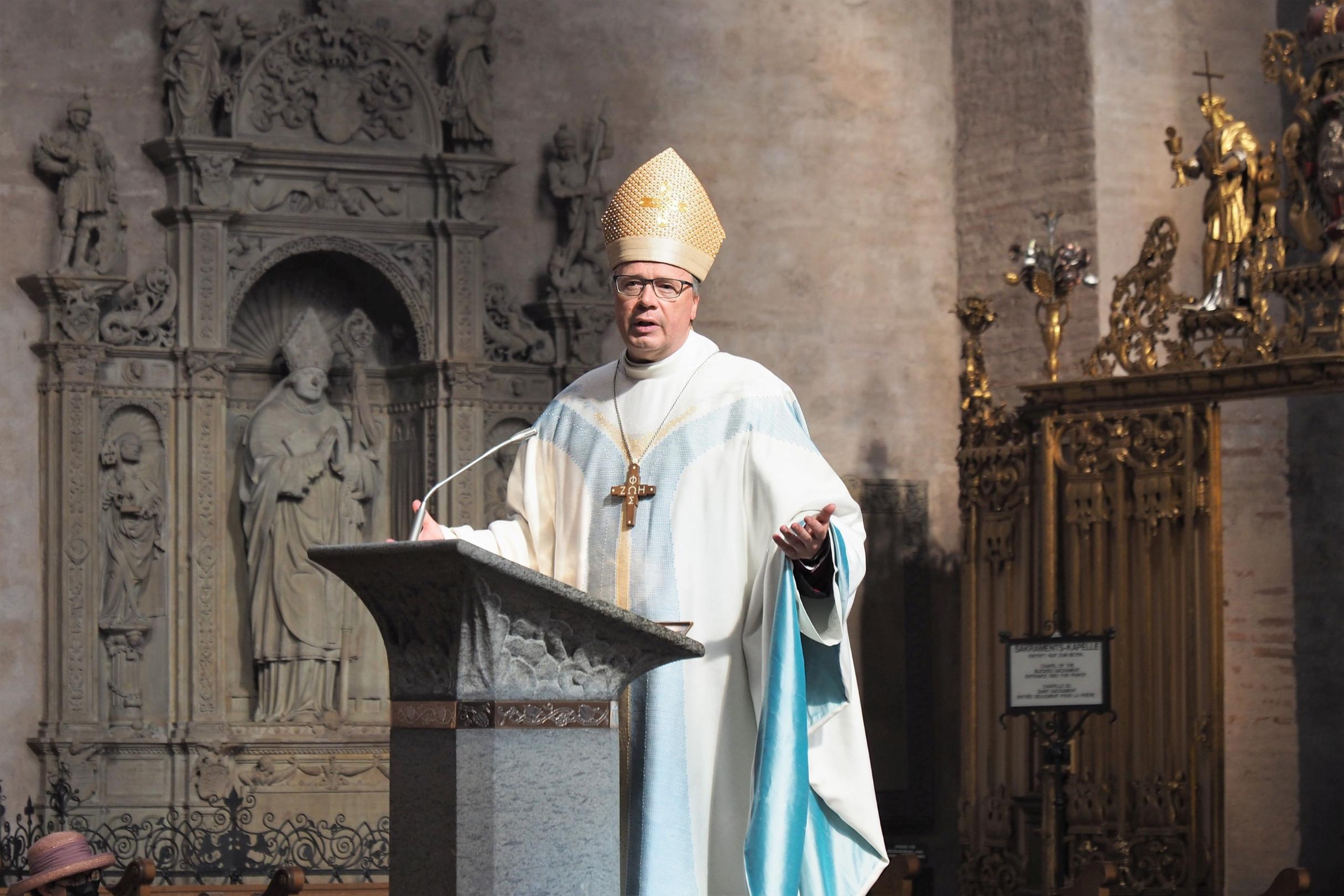 Bischof Ackermann bei der Predigt (Foto: Bistum Trier/S. Endres)