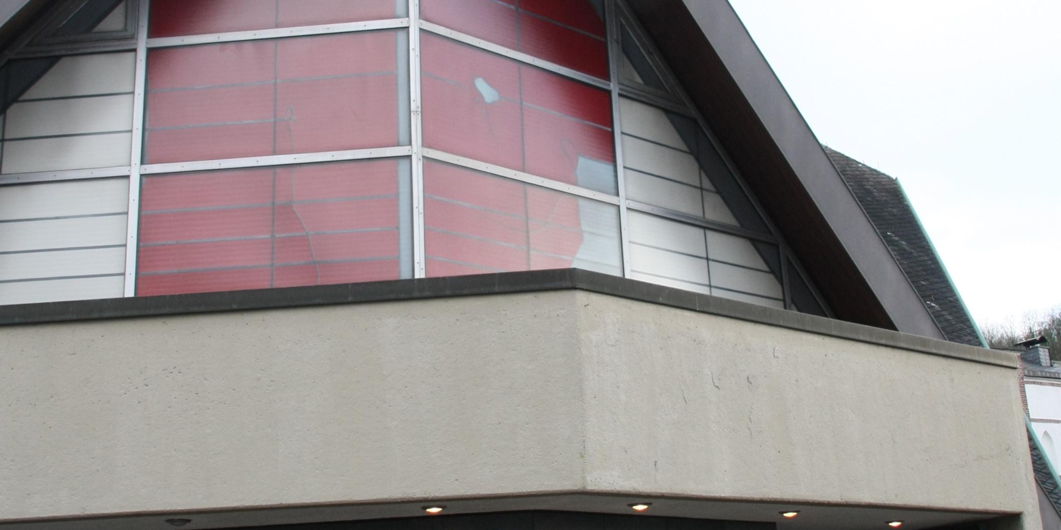 Die Heilig Kreuz Kirche in Ehrenbreitstein