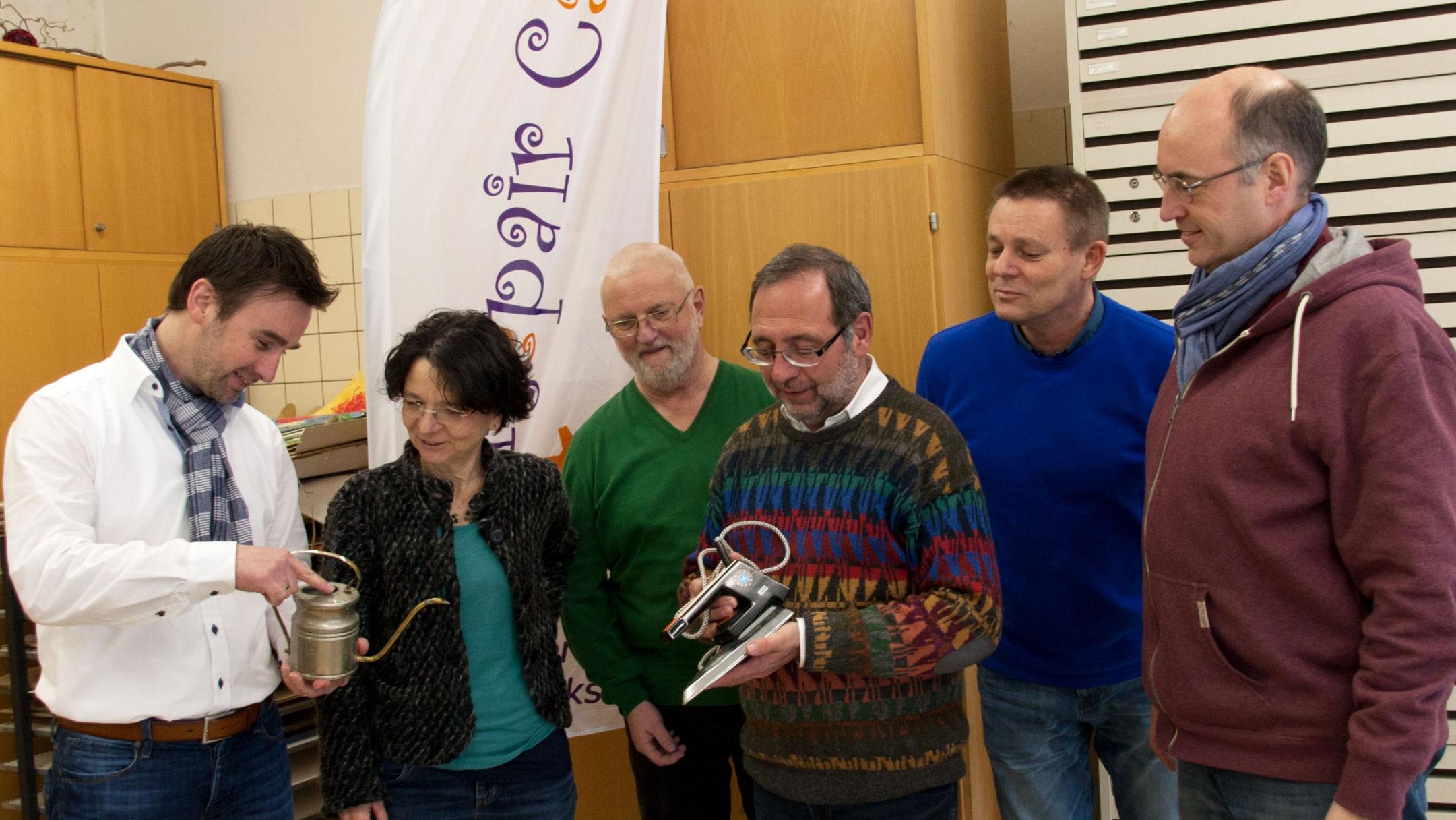Der Arbeitskreis bestehend aus (v. links) Bernd Berenz, Doris Blesius, Wilfried Puth, Rudolf Zavelberg, Karl Dumont und Paul Quirin Heck freut sich auf viele Begegnungen.
