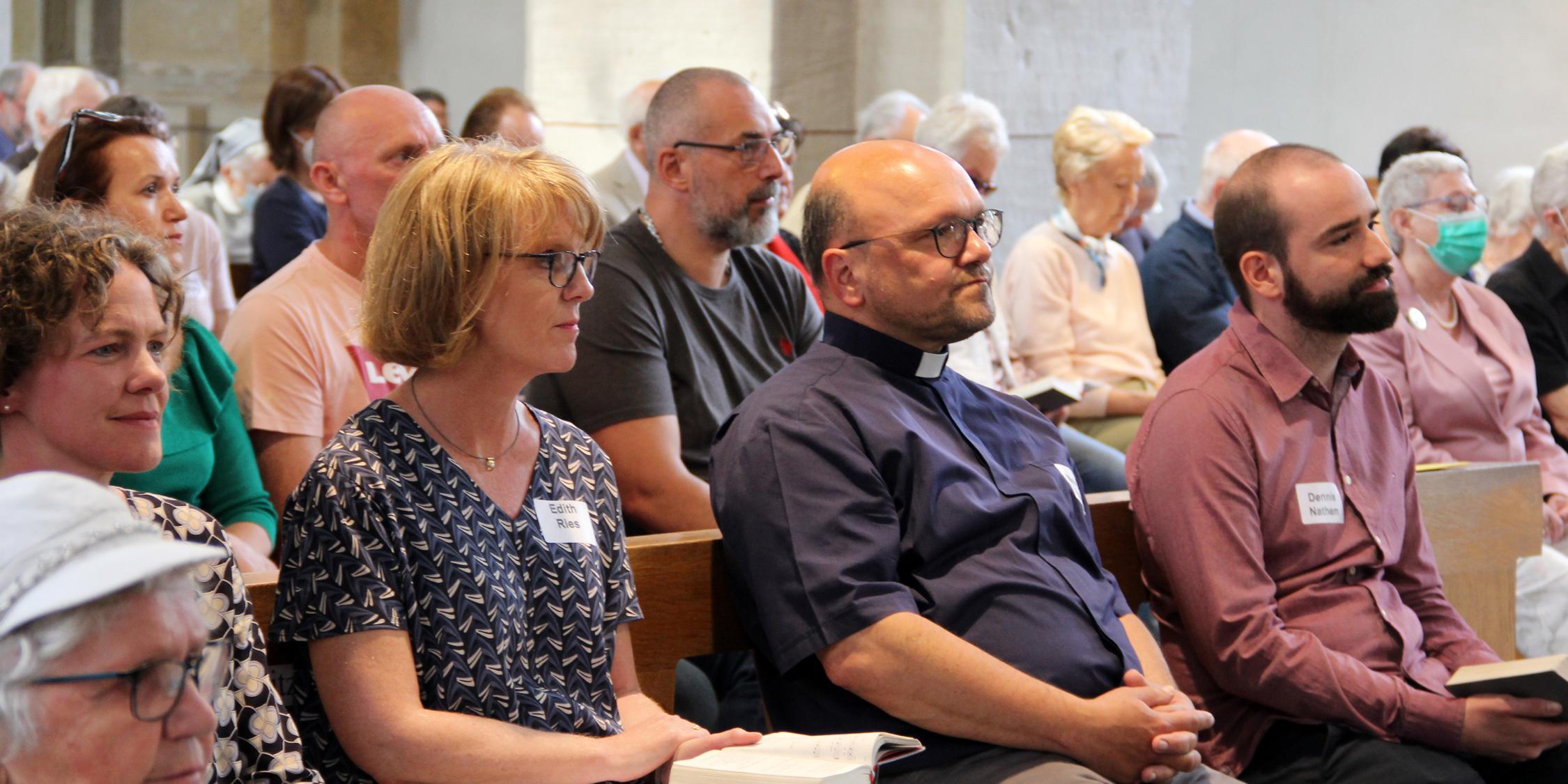 Das Leitungsteam (vlnr.) Edith Ries, Pfarrer Dr. Markus Nicolay und Dennis Nathem