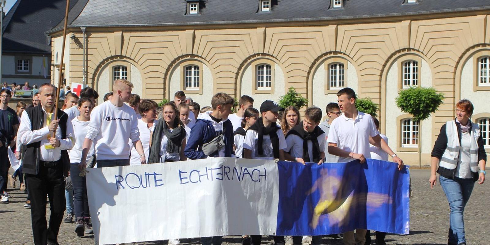 Eine Gruppe aus dem Bistum Trier