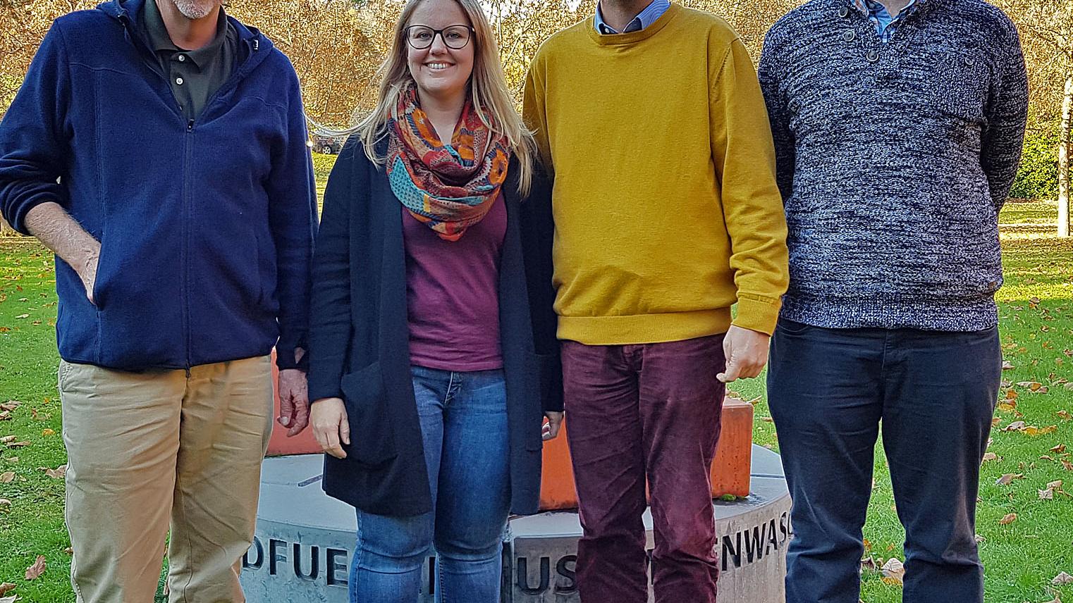 Die Sprecherin- und SprecherGruppe des bvpr: rempe, Jungbluth, Stuhlträger, Achtermann (von links)