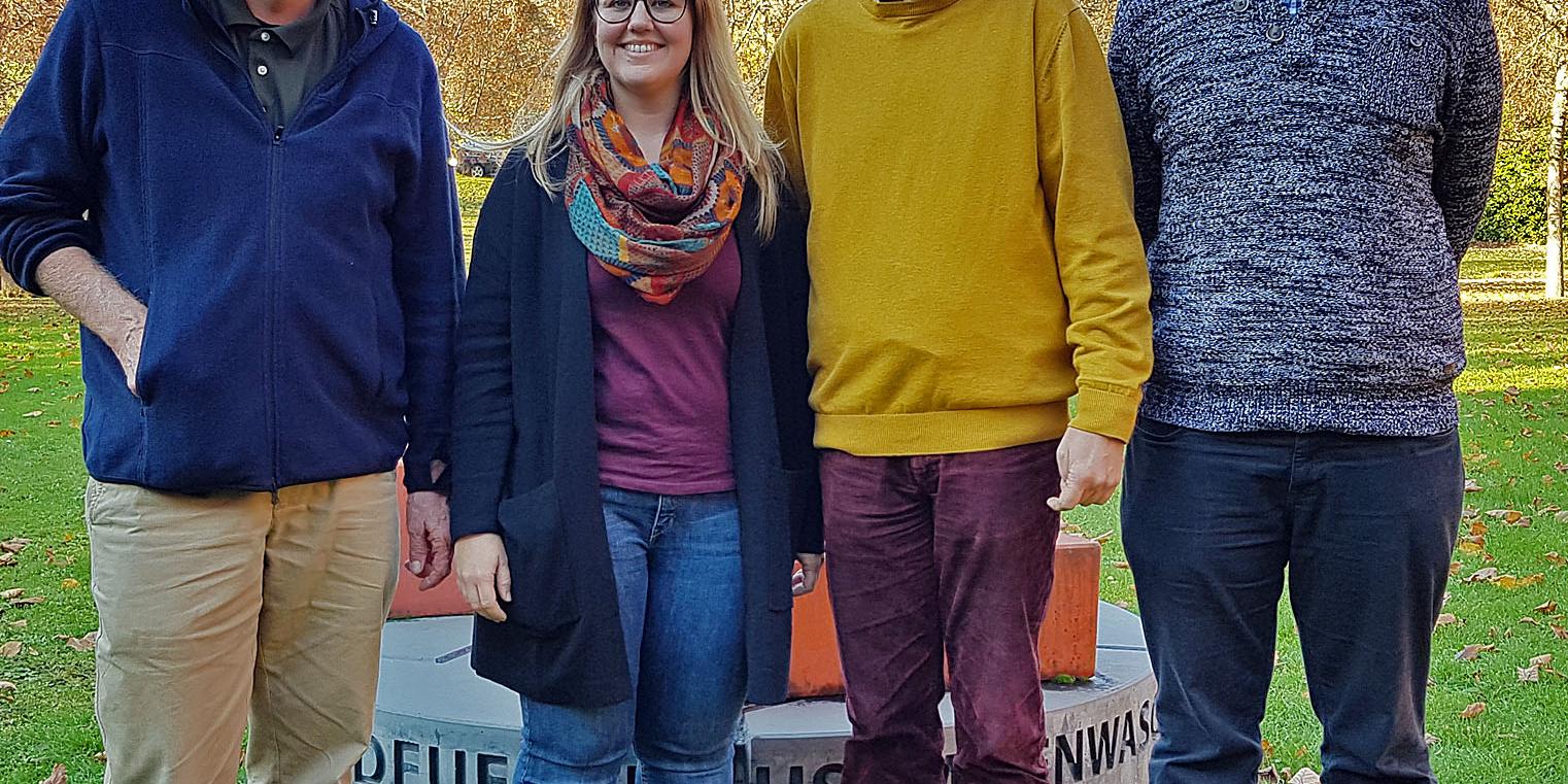 Die Sprecherin- und SprecherGruppe des bvpr: rempe, Jungbluth, Stuhlträger, Achtermann (von links)
