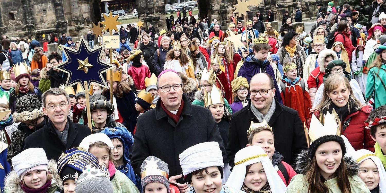 An der Porta Nigra. (Foto: Martin Steffen / Kindermissionswerk)