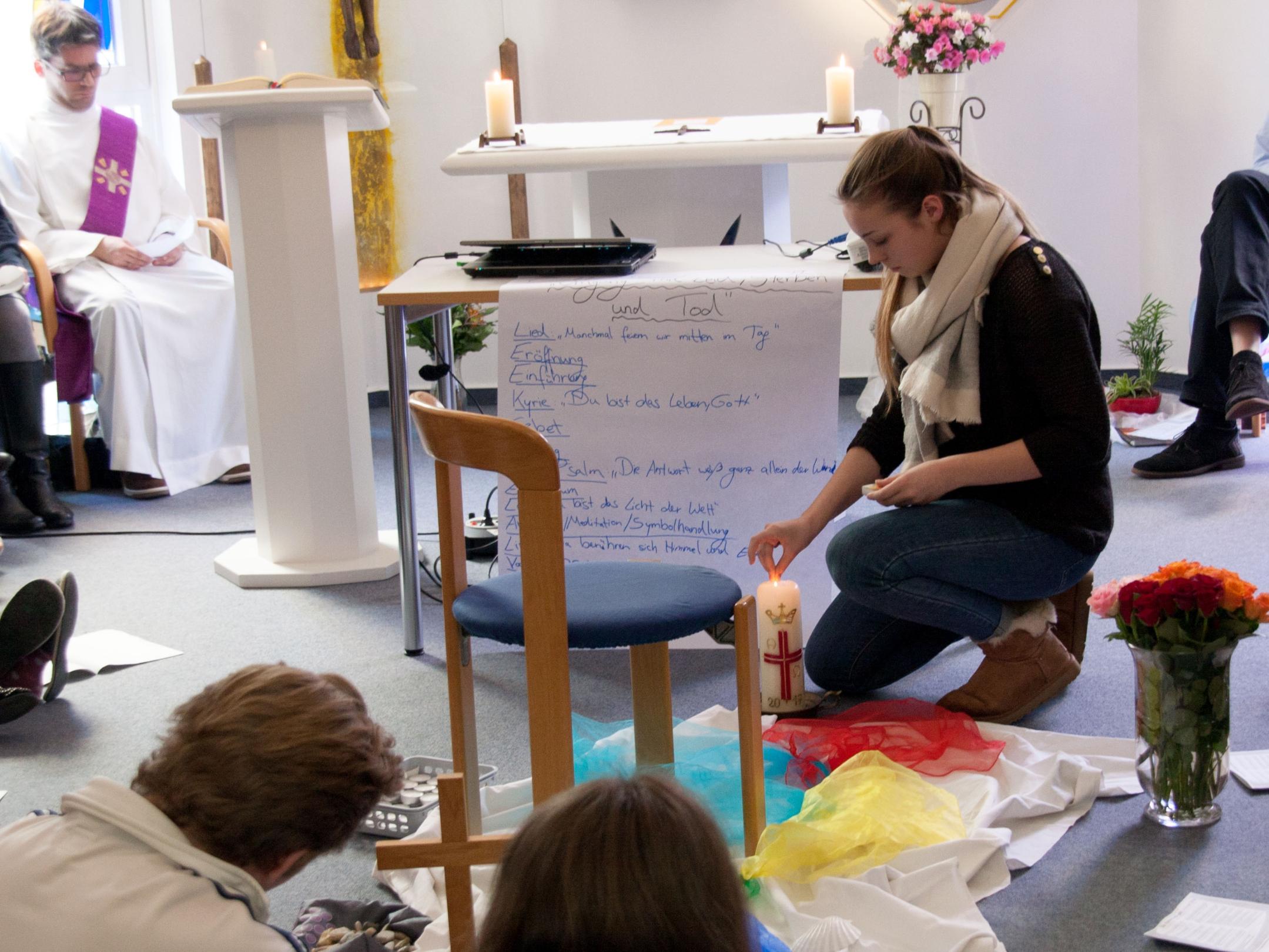 Ein Wortgottesdienst bildete den Abschluss der Schüler-Akademie.