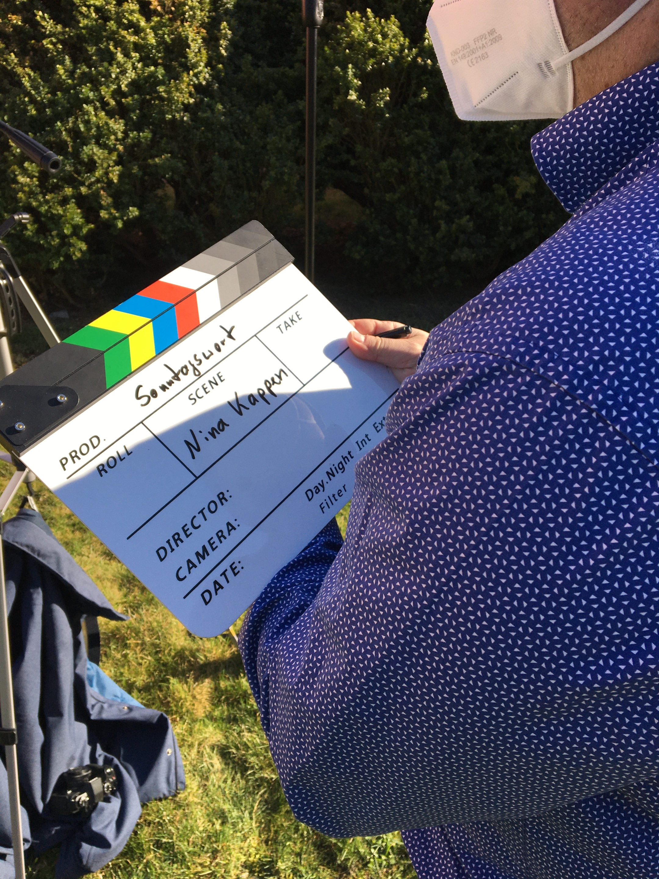 Seit einem Jahr wird die Filmklappe für das Sonntagswort geschlagen. Foto: Julia Fröder