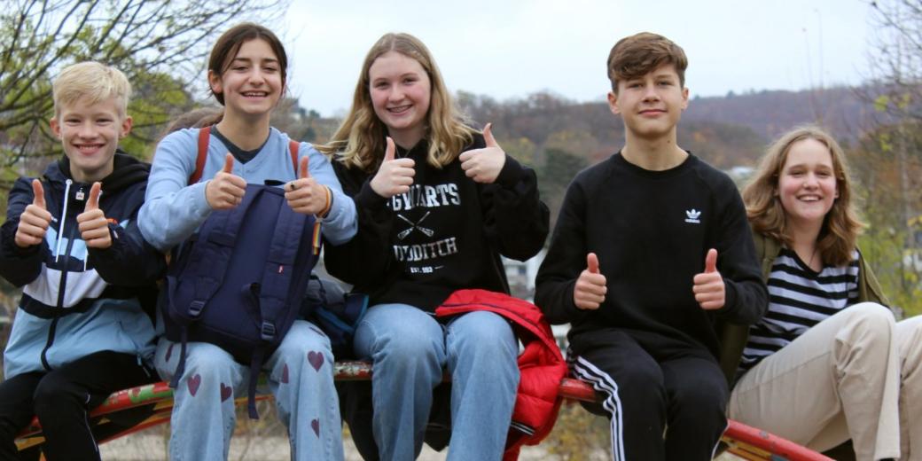 Die Schülerinnen und Schüler des Bischöflichen Cusanus-Gymnasiums waren fleißig unterwegs. Foto: Bischöfliches Cusanus-Gymnasium Koblenz