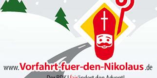 Vorfahrt fuer den Nikolaus BDKJ