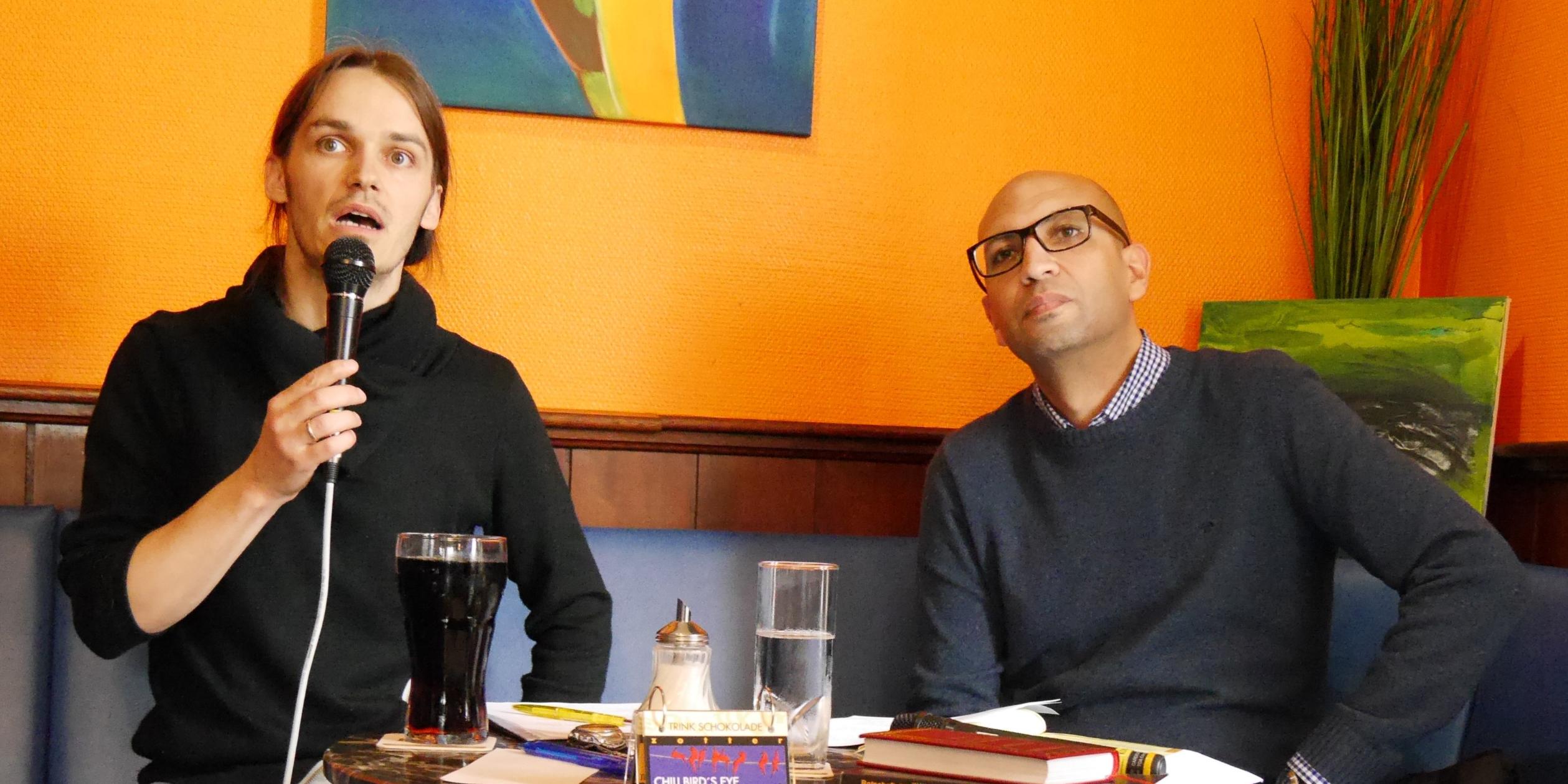 Tomek Welke (links) und Dr. Khaled Elgawady.