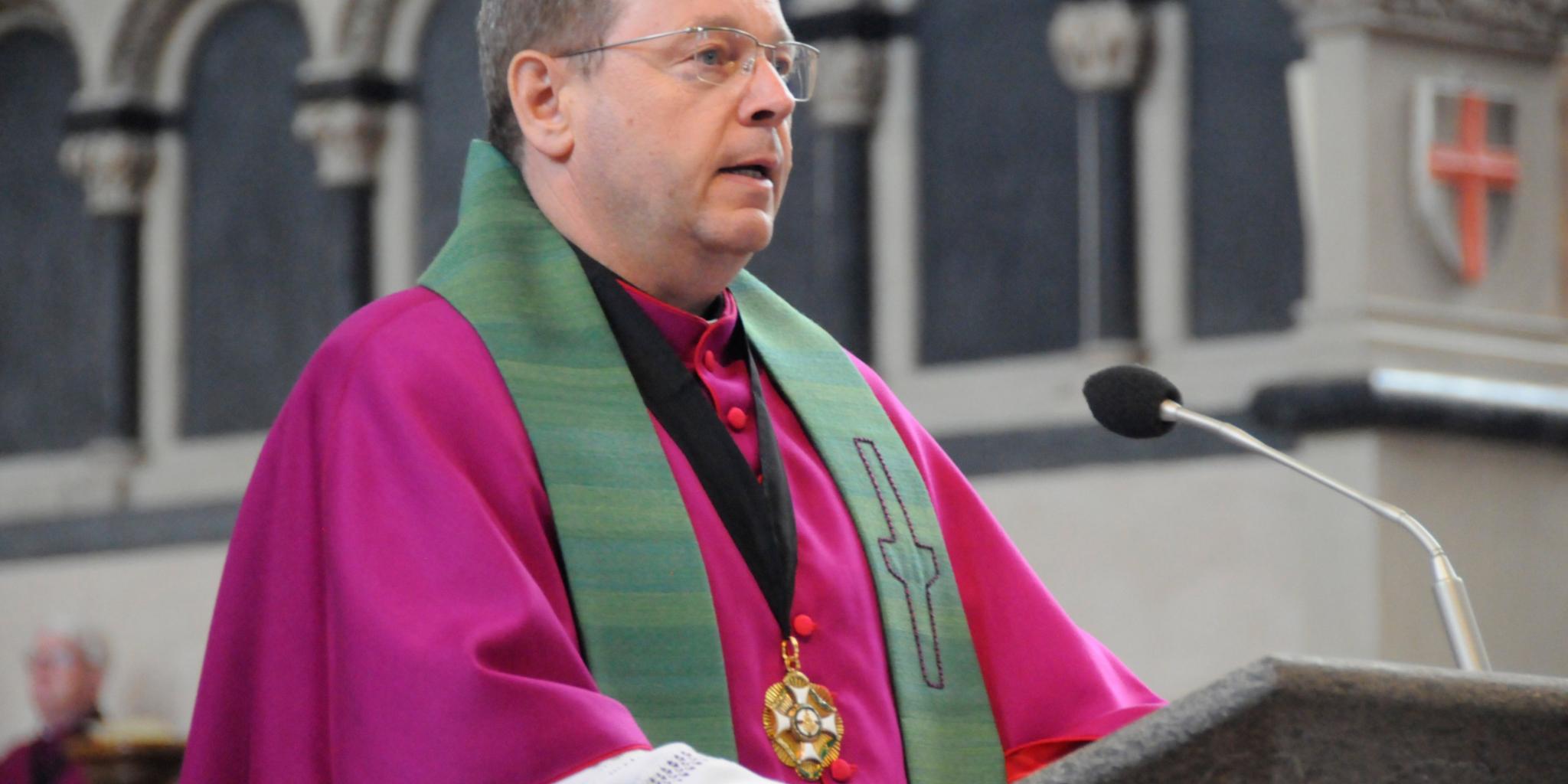 In seiner Ansprache dankte Bätzing für die Jahrzehnte im Bistum, die ihn zu dem gemacht hätten, der er ist.