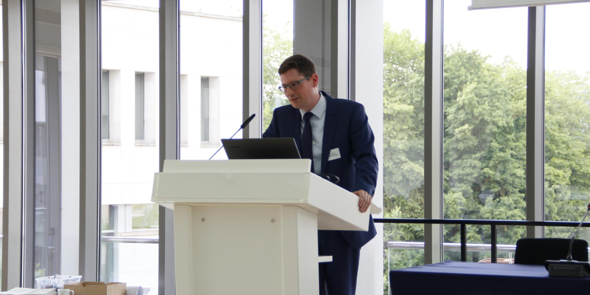 Dr. Martin Messingschlager vom PRAGMA Institut stellte Trends aus der Anhörung vor.